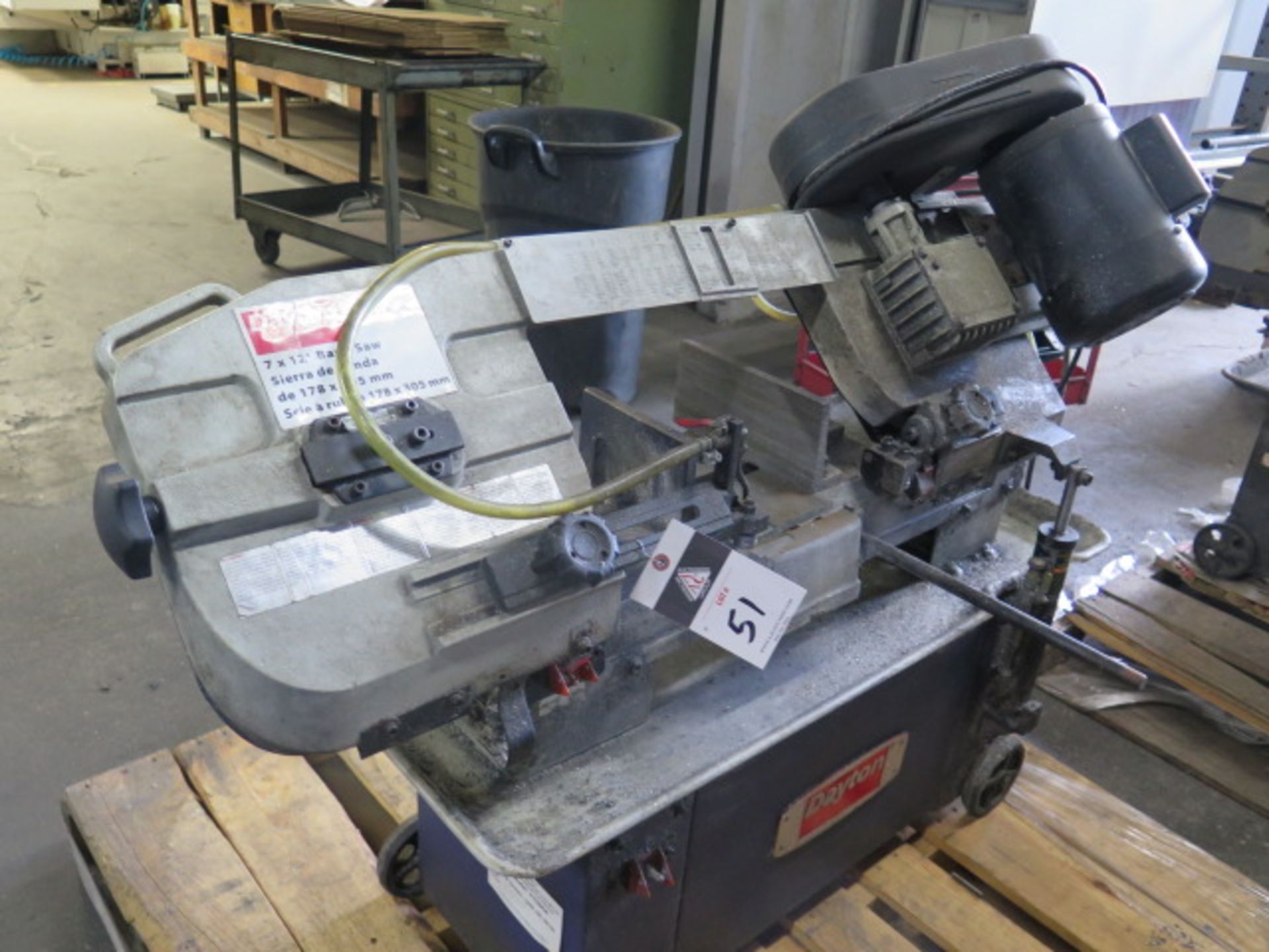 Dayton 7" x 12" Horizontal Band Saw (FOR REPAIR OR PARTS) (SOLD AS-IS - NO WARRANTY) - Image 3 of 6
