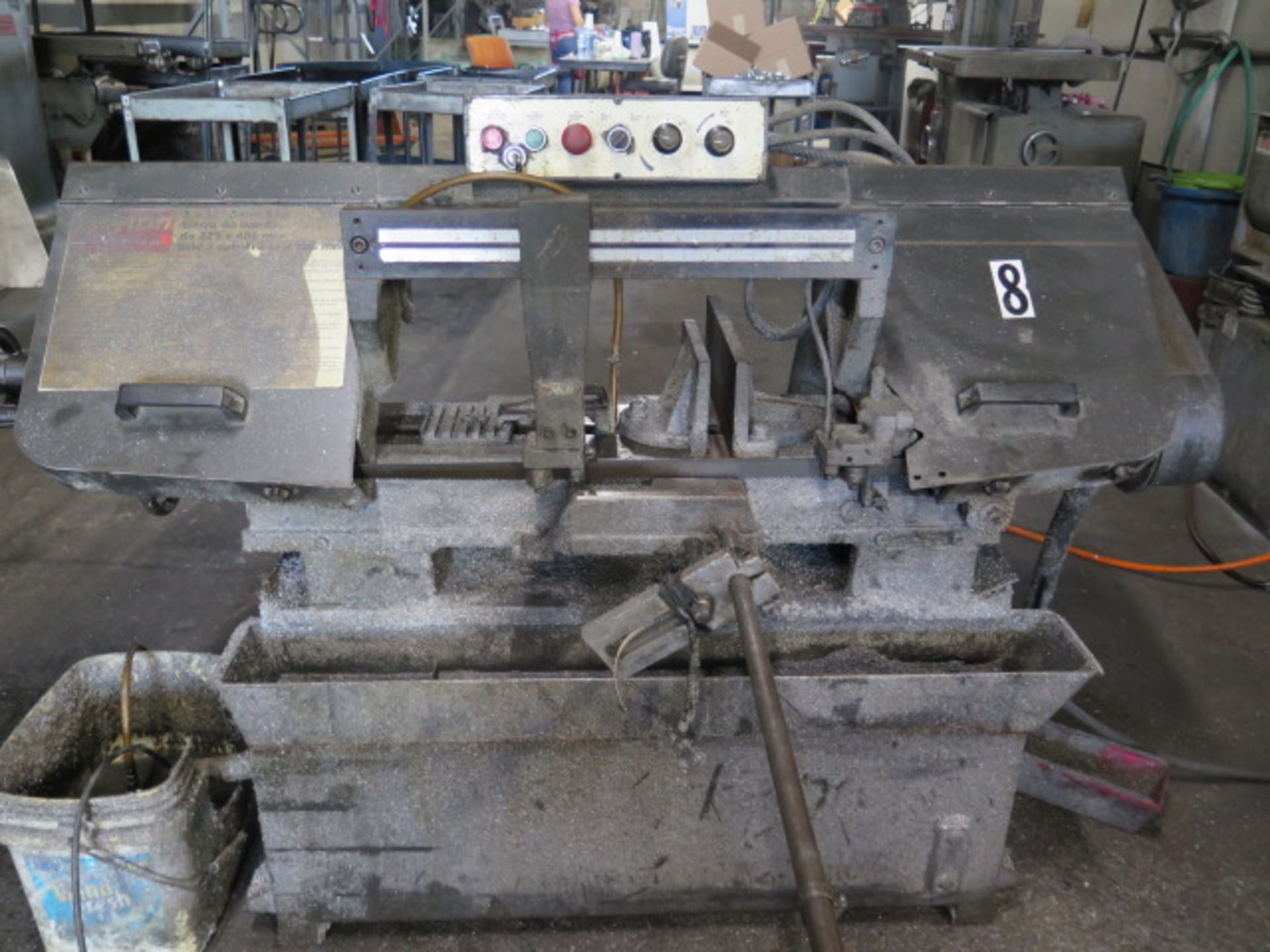 Dayton 9” x 16” Horizontal Band Saw w/ Manual Clamping, Work Stop, Coolant (SOLD AS-IS - NO