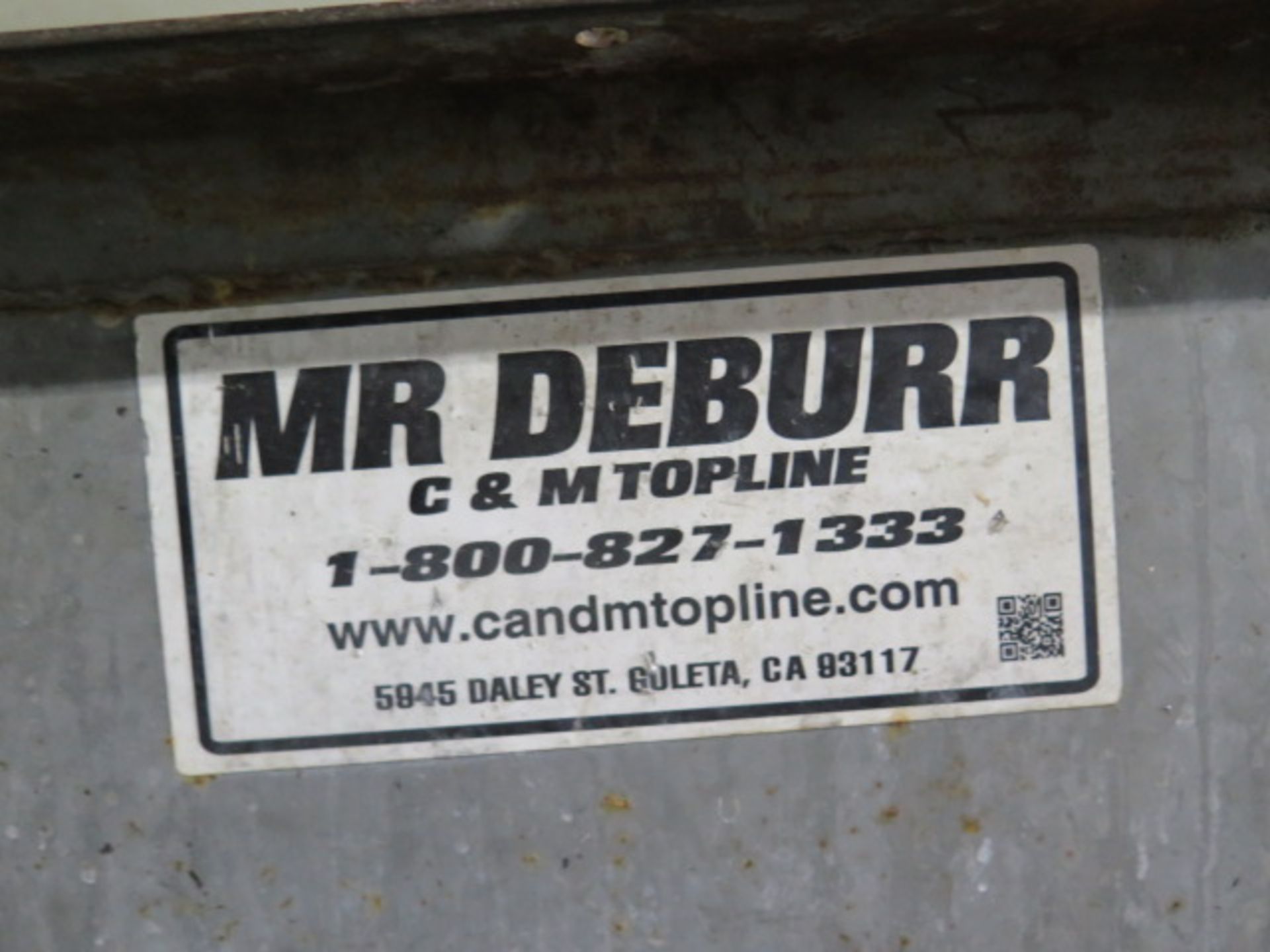 C & M Topline “Mr Deburr” Media Tumbler (SOLD AS-IS - NO WARRANTY) - Image 6 of 6