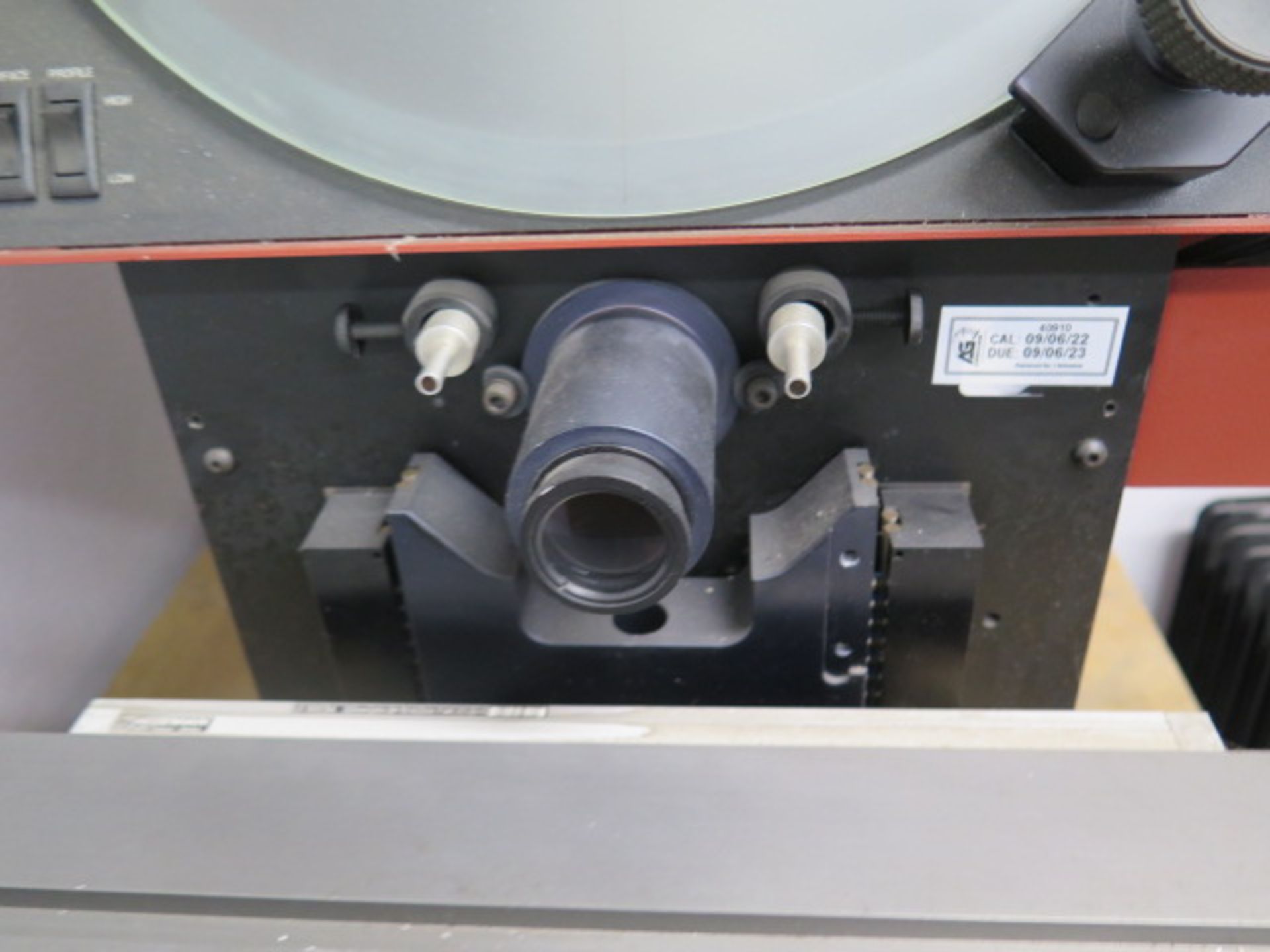 Starrett HE350 14” Optical Comparator s/n 40910 w/ Quadra-Chek 200 Programmable DRO, SOLD AS IS - Image 5 of 9