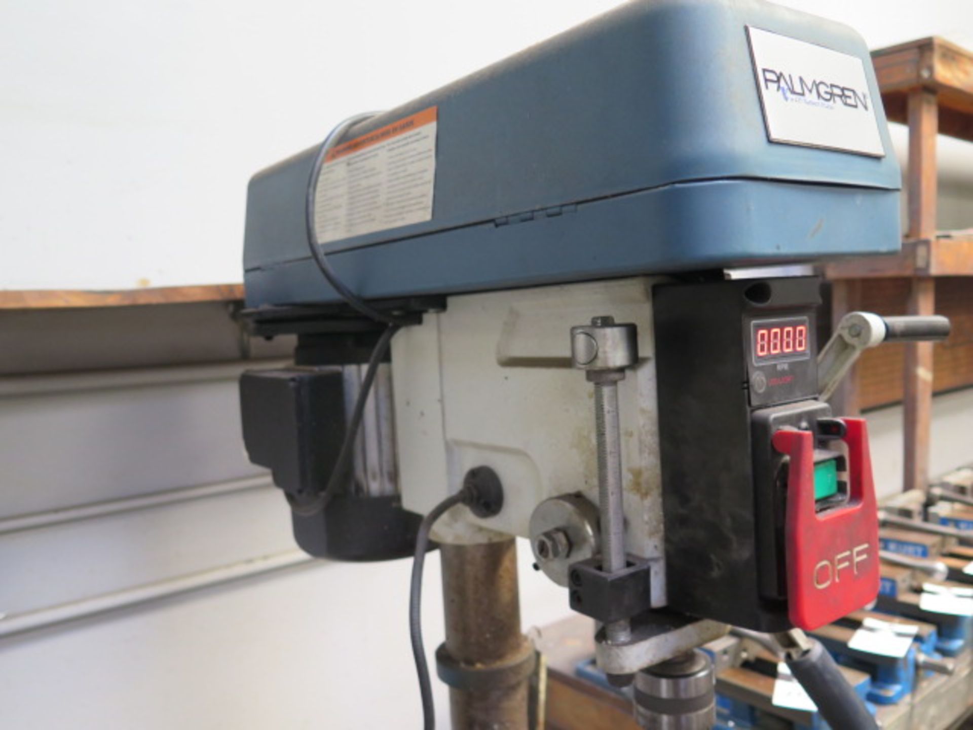 Palmgren 13” Pedestal Drill Press w/ Digital RPM Meter (SOLD AS-IS - NO WARRANTY) - Image 5 of 8