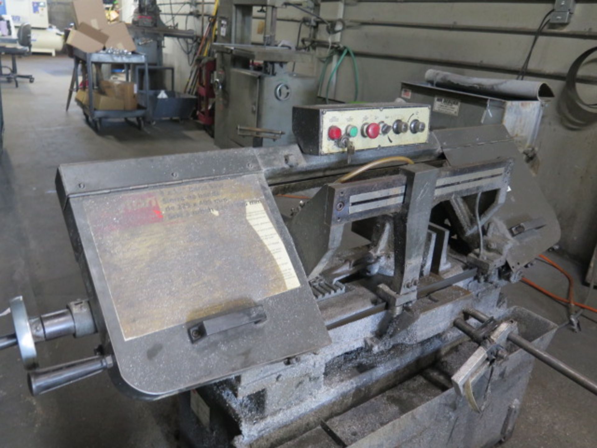 Dayton 9” x 16” Horizontal Band Saw w/ Manual Clamping, Work Stop, Coolant (SOLD AS-IS - NO - Image 2 of 5