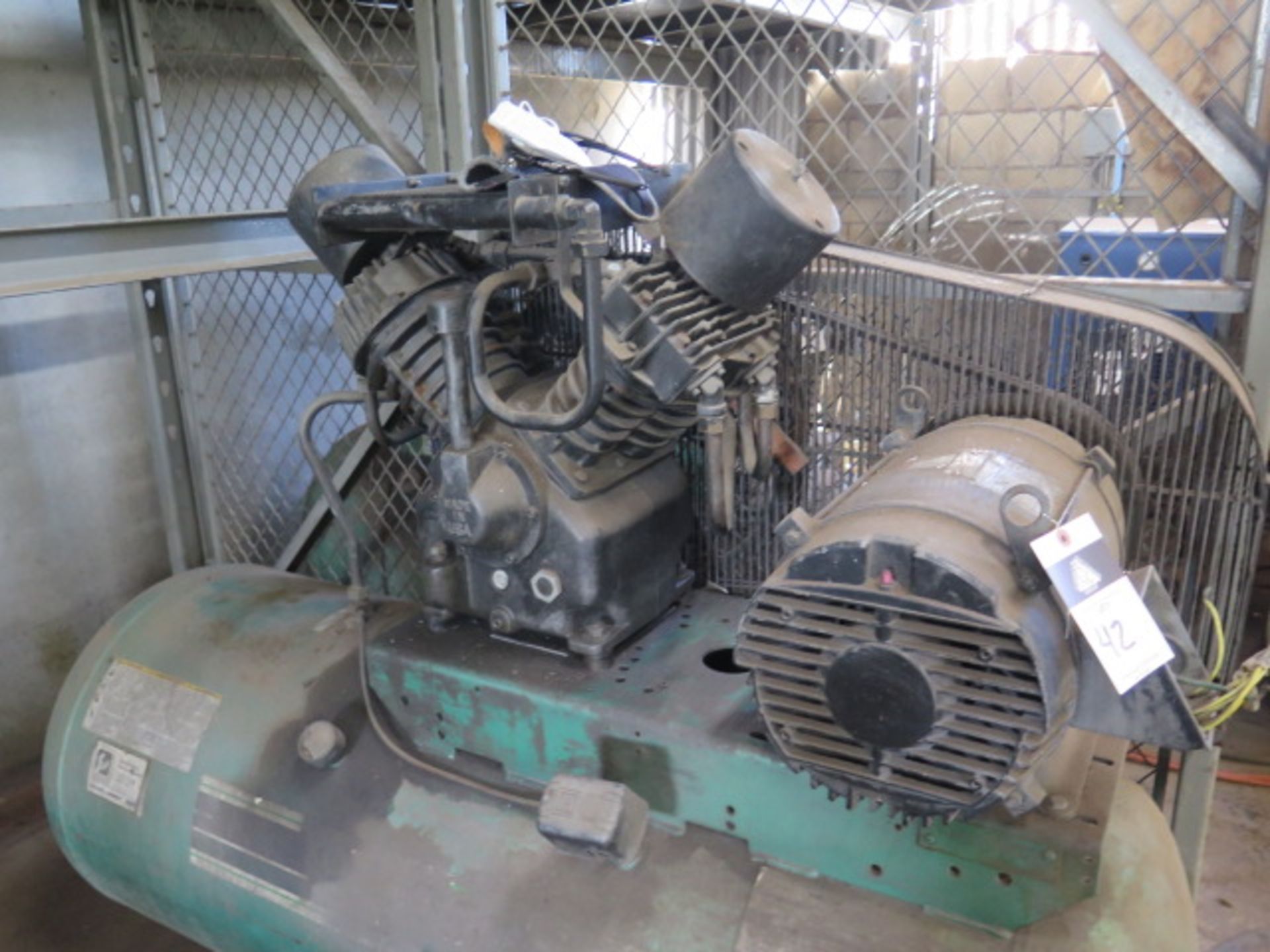 Speedaire 15Hp Horizontal Air Compressor w/ 2-Stage Pump, 120 Gallon Tank (SOLD AS-IS - NO - Image 2 of 6