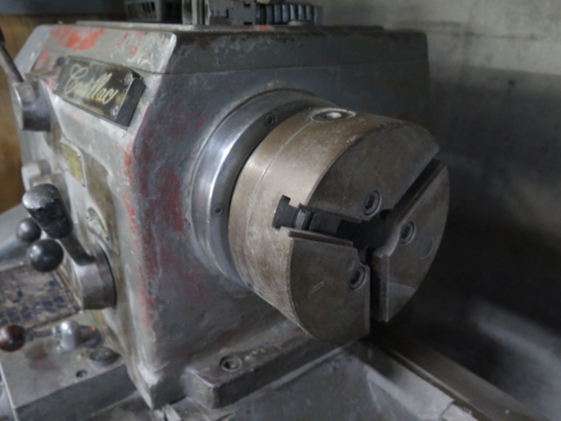 Cadillac 13” x 24” Geared Head Gap Bed Lathe w/ 83-1800 RPM, Inch Threading, Tailstock, SOLD AS IS - Image 5 of 9