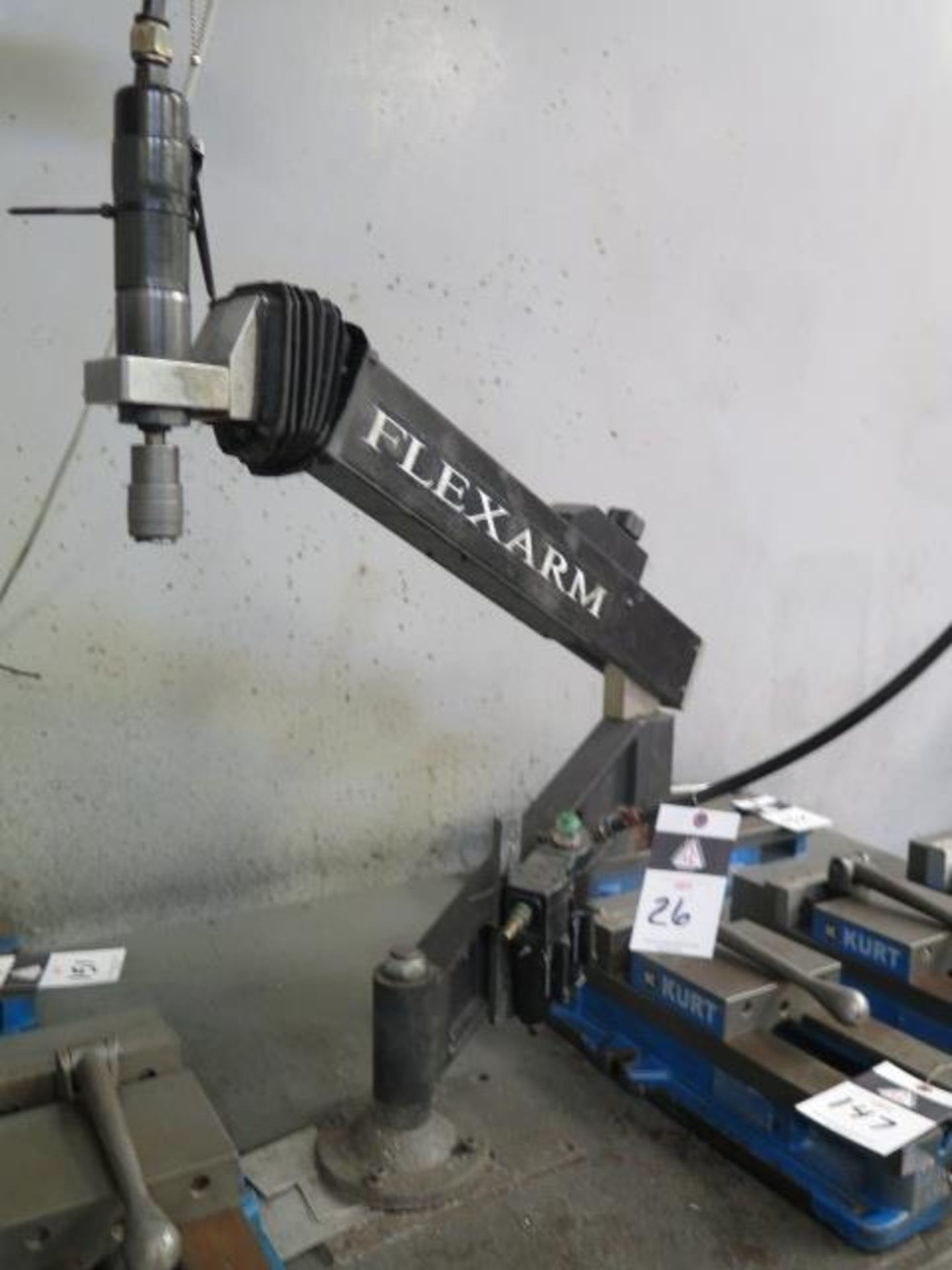 Flexarm Pneumatic Straight-Arm Tapper w/ Tap Holders (SOLD AS-IS - NO WARRANTY) - Image 4 of 9