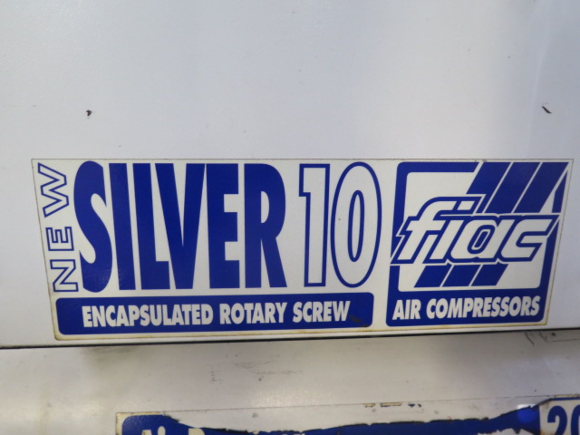 Fiac “Silver 10” NEWSILVER 10” 10Hp Encapsulated Rotary Screw Air Compressor w/60 Gallon, SOLD AS IS - Image 6 of 7