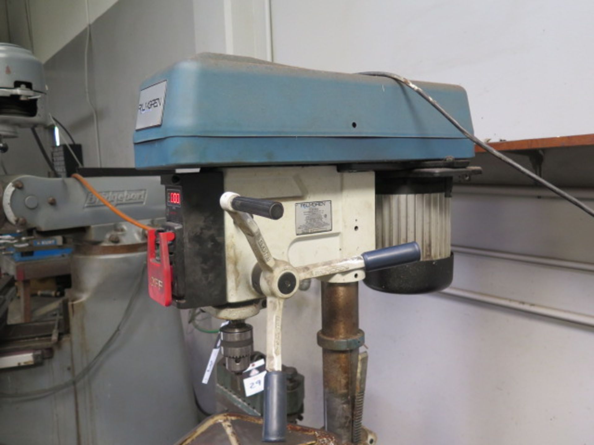 Palmgren 13” Pedestal Drill Press w/ Digital RPM Meter (SOLD AS-IS - NO WARRANTY) - Image 3 of 8