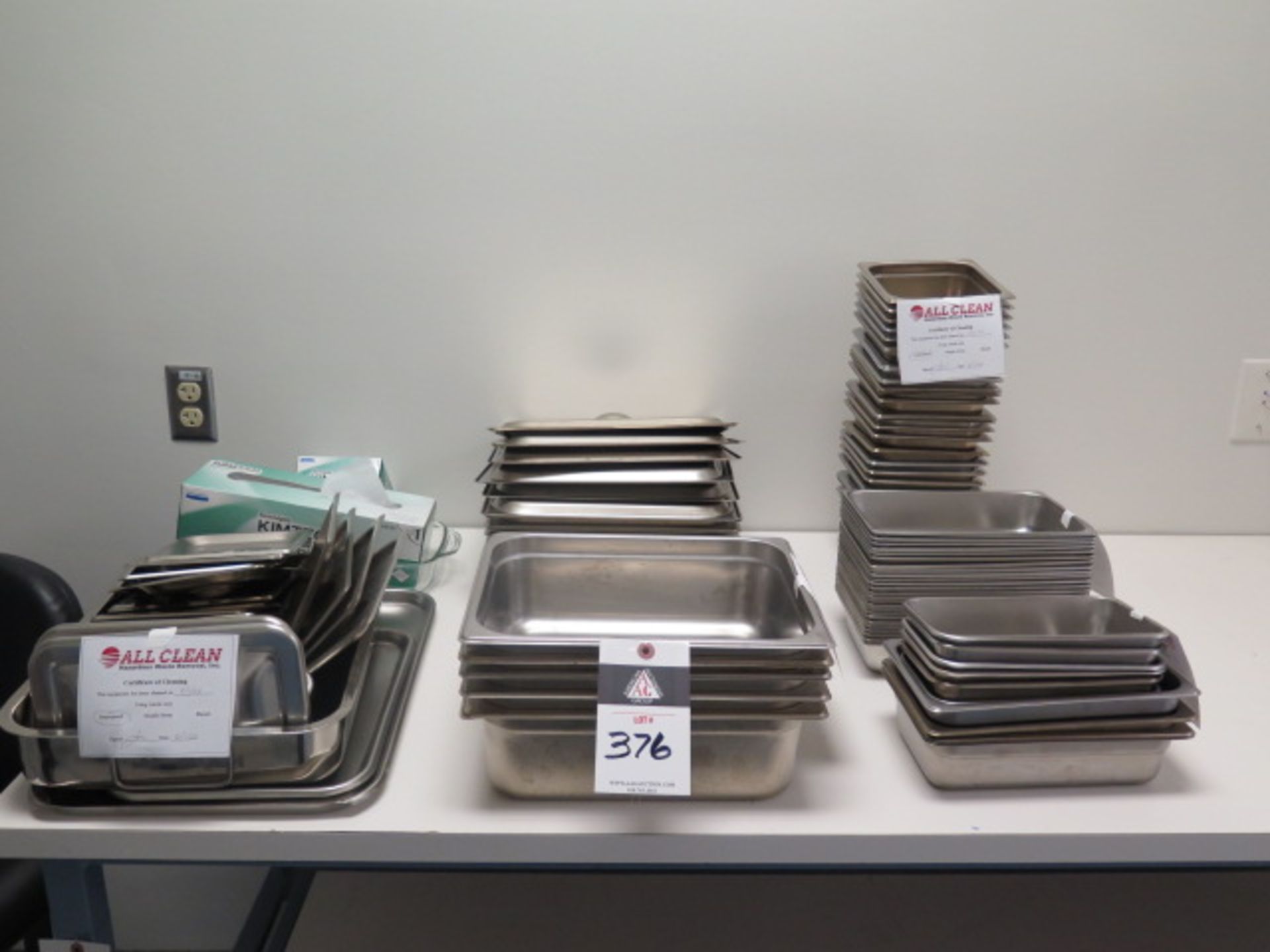 Stainless Steel Trays and Lids (SOLD AS-IS - NO WARRANTY) - Image 2 of 8