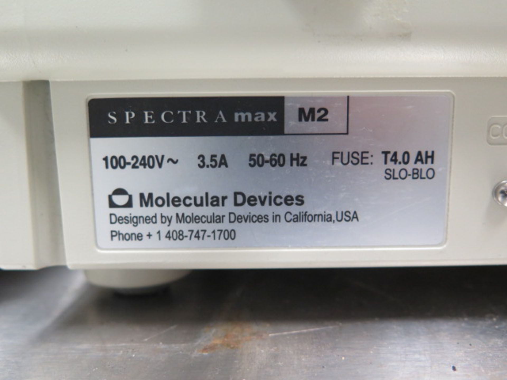 Molecular Devices “SPECTRAmax M2” Multi-Mode Microplate Plate Reader s/n D05153 - Image 6 of 6