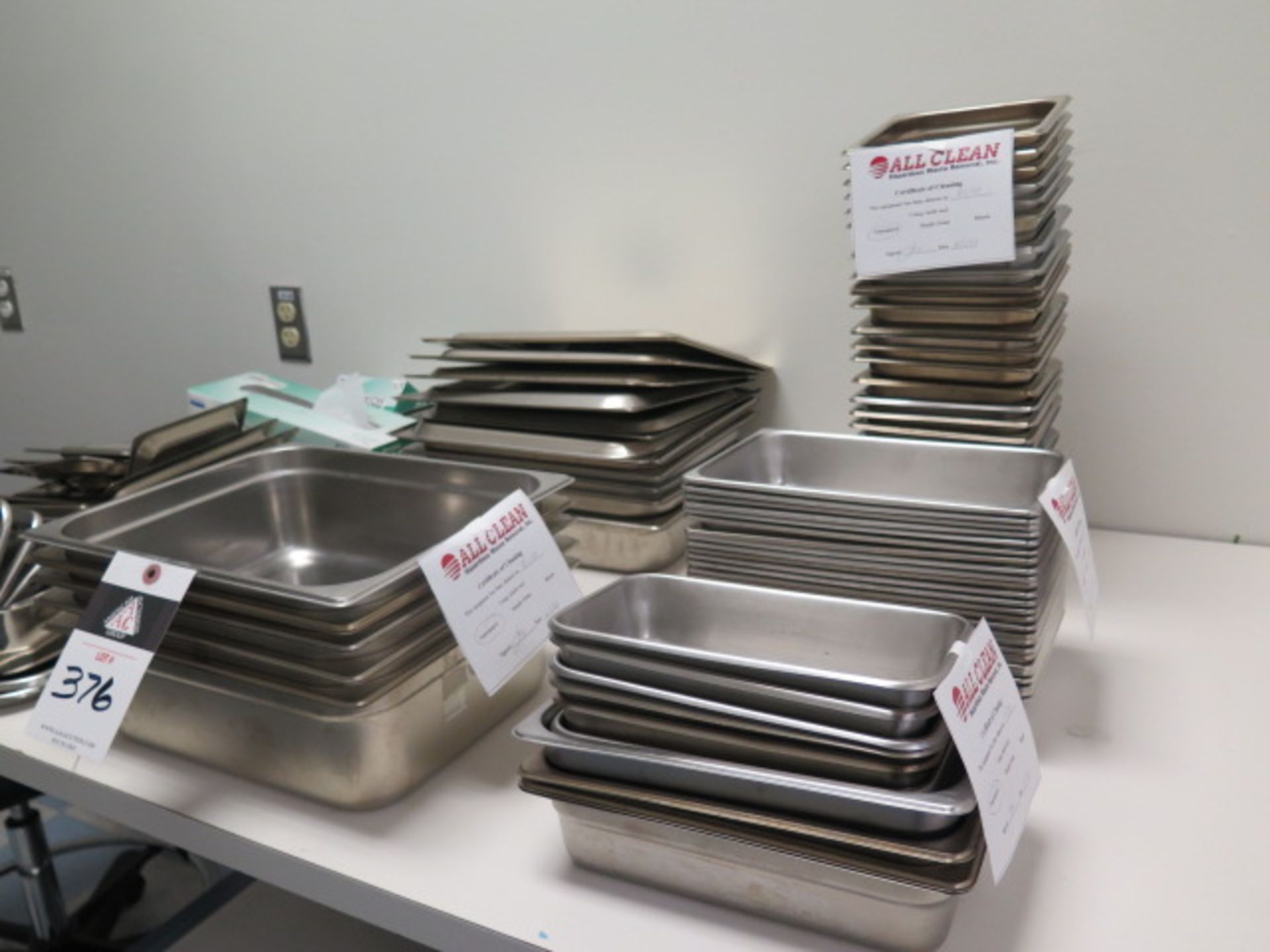 Stainless Steel Trays and Lids (SOLD AS-IS - NO WARRANTY) - Image 8 of 8