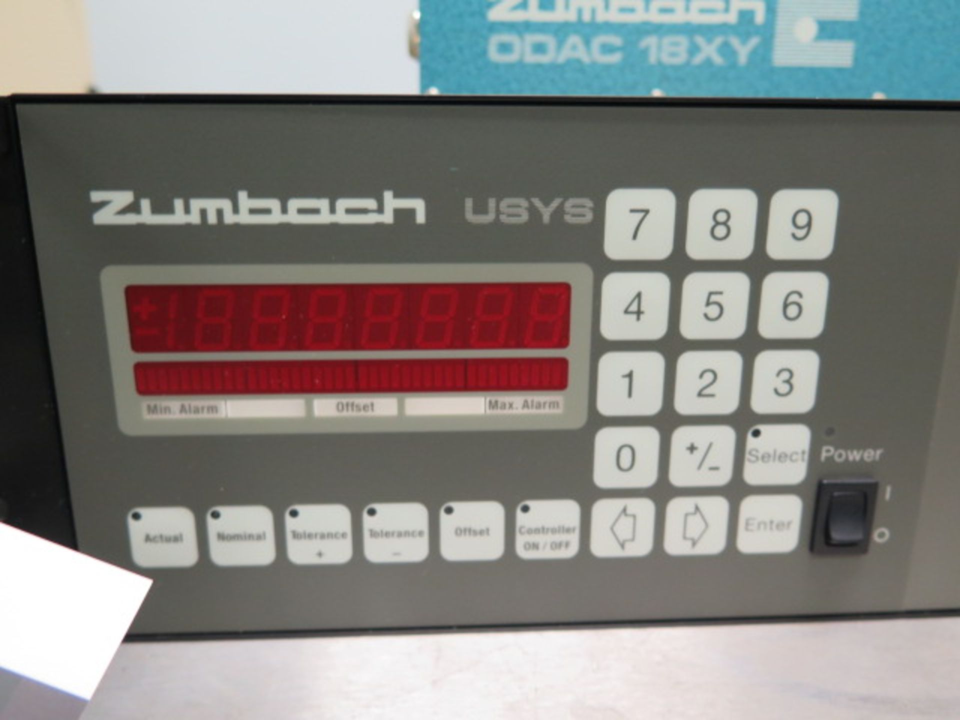 Zumbach USYS 10 Laser Measuring System s/n 0192-0001 w/ USYS 10C Control , ODAC18XY , SOLD AS IS - Image 8 of 10