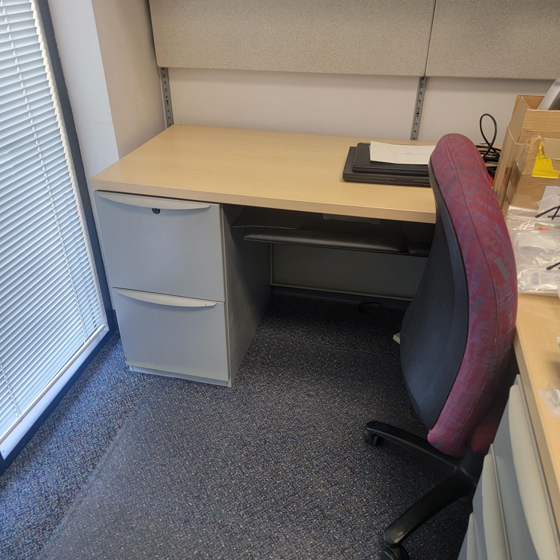Desk, File Cabinets with Table Top (SOLD AS-IS - NO WARRANTY) - Image 7 of 8