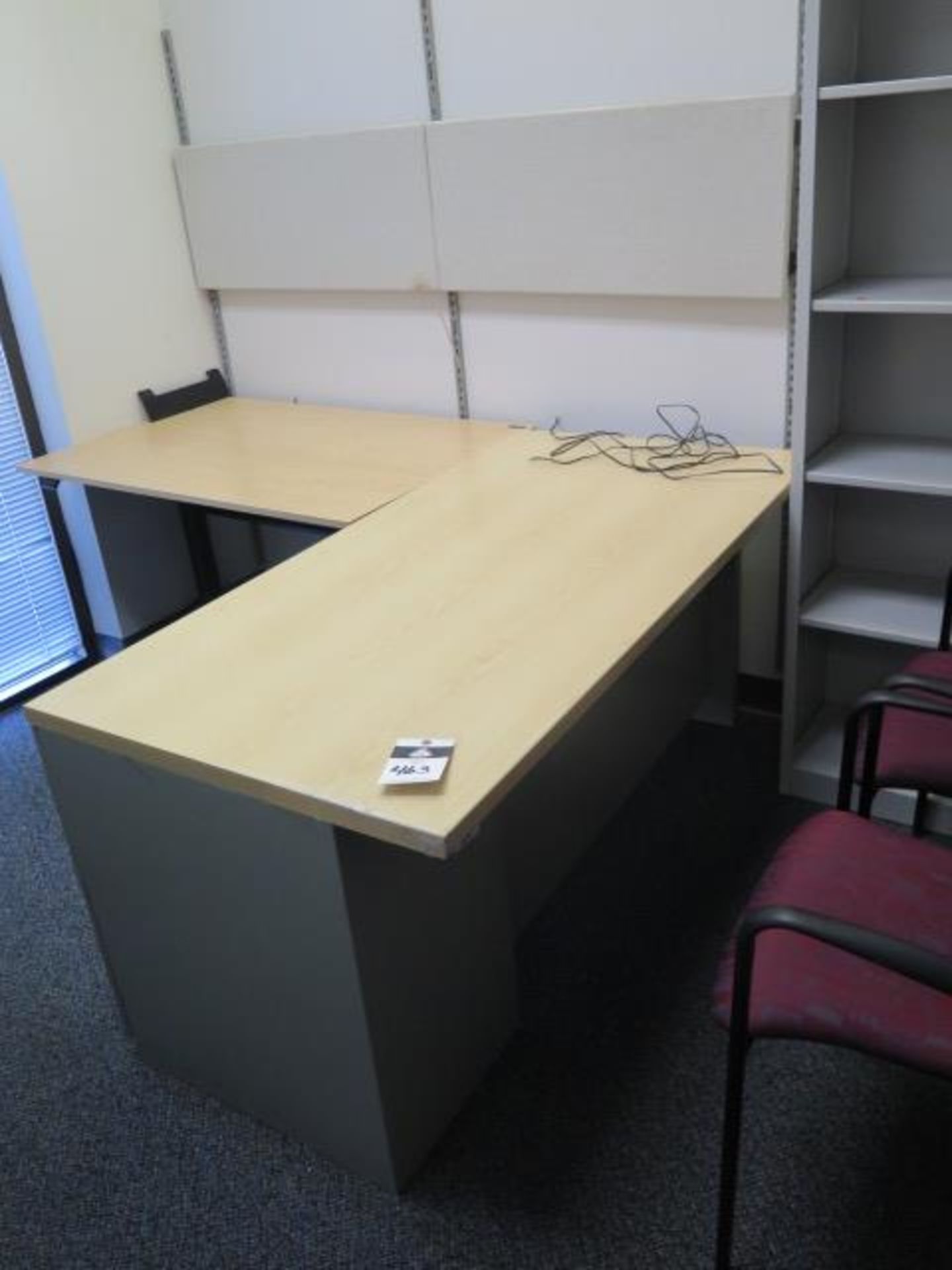 Desk, File Cabinet, and (2) Bookshelves (SOLD AS-IS - NO WARRANTY) - Image 2 of 8