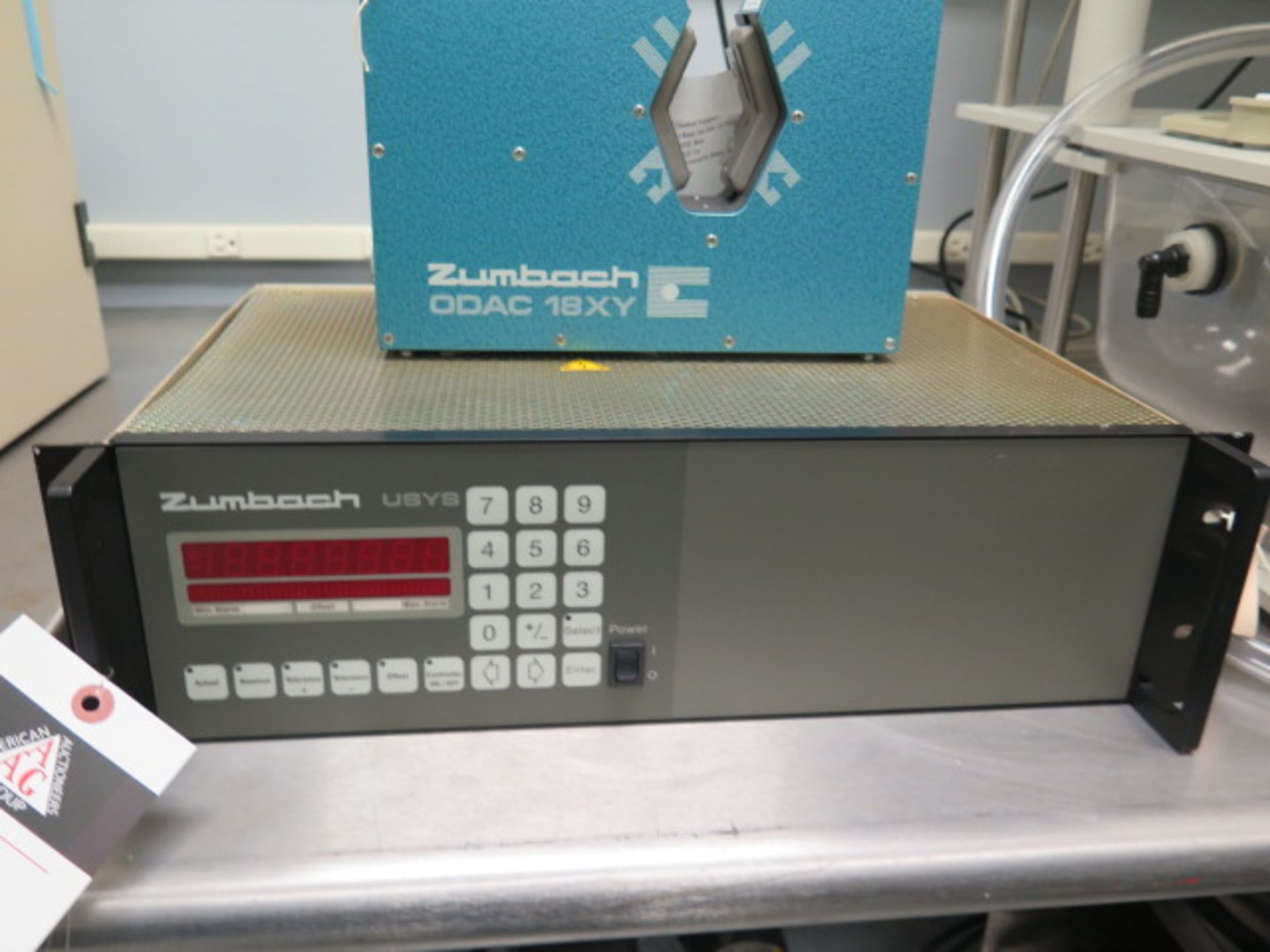 Zumbach USYS 10 Laser Measuring System s/n 0192-0001 w/ USYS 10C Control , ODAC18XY , SOLD AS IS - Image 7 of 10