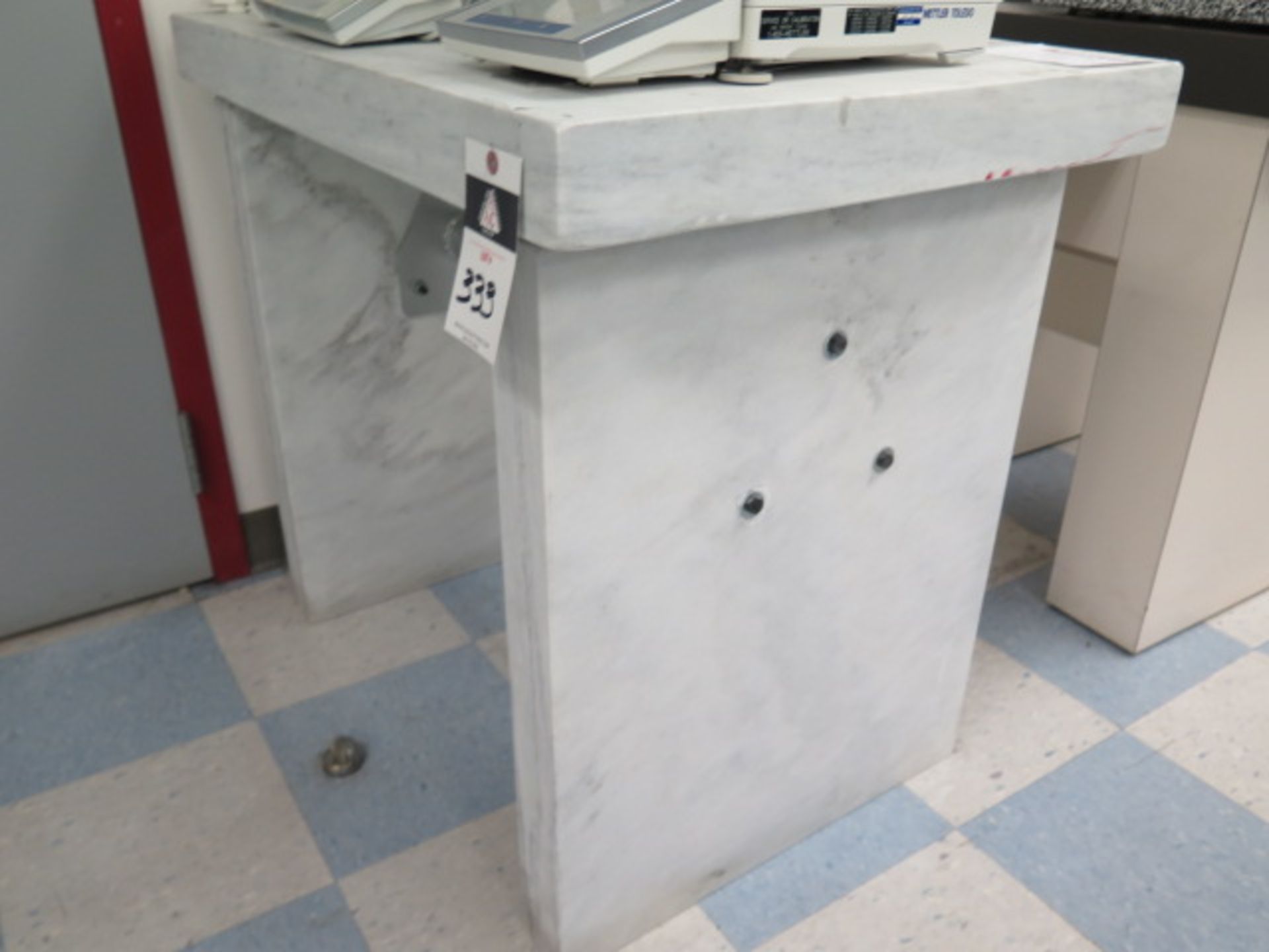 24" x 35" x 3" Granite Balance Scale Table w/ Granite Legs (SOLD AS-IS - NO WARRANTY) - Image 2 of 6