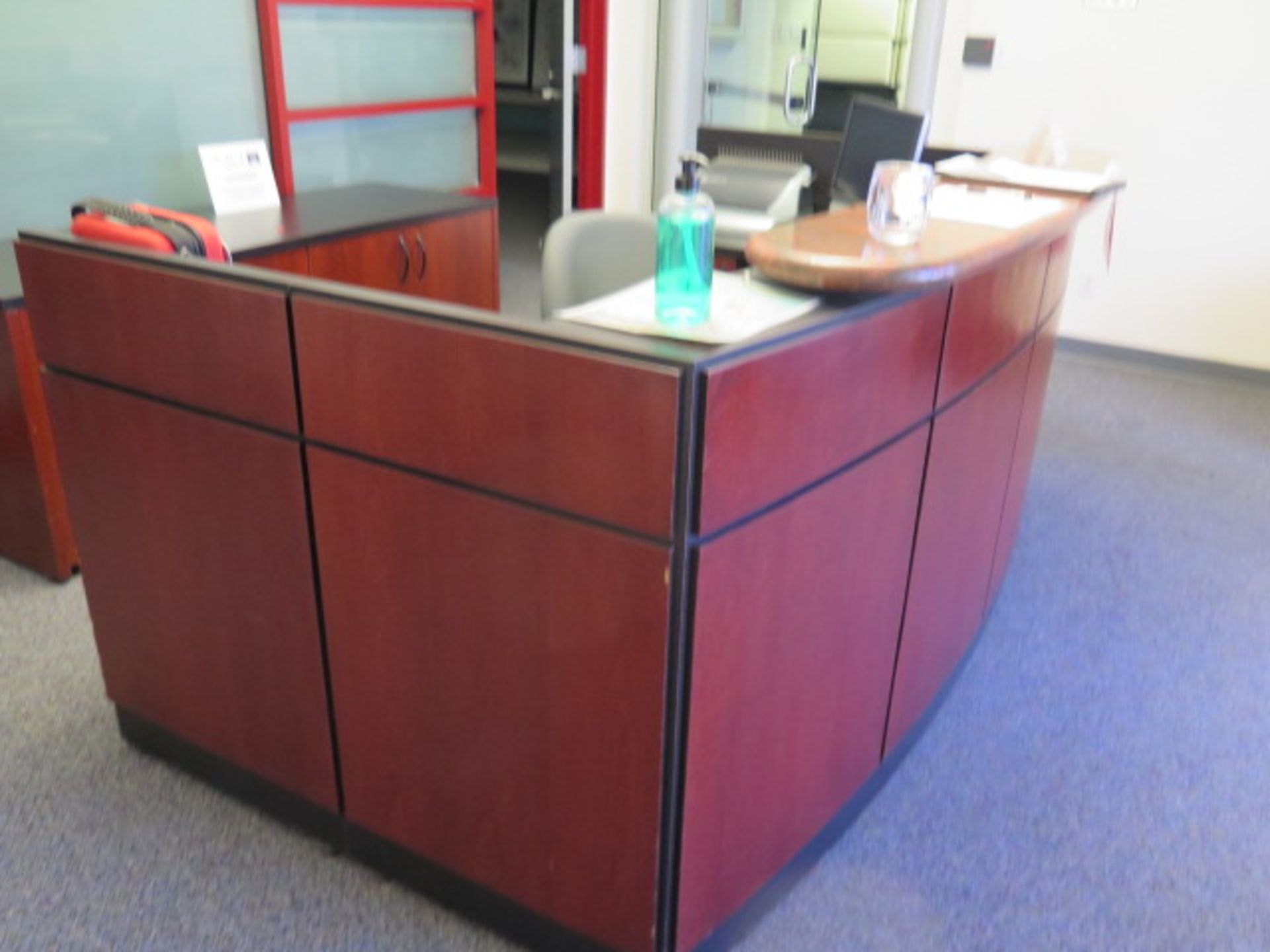 Reception Desk, Credenza and (2) Chairs (SOLD AS-IS - NO WARRANTY) - Image 5 of 10