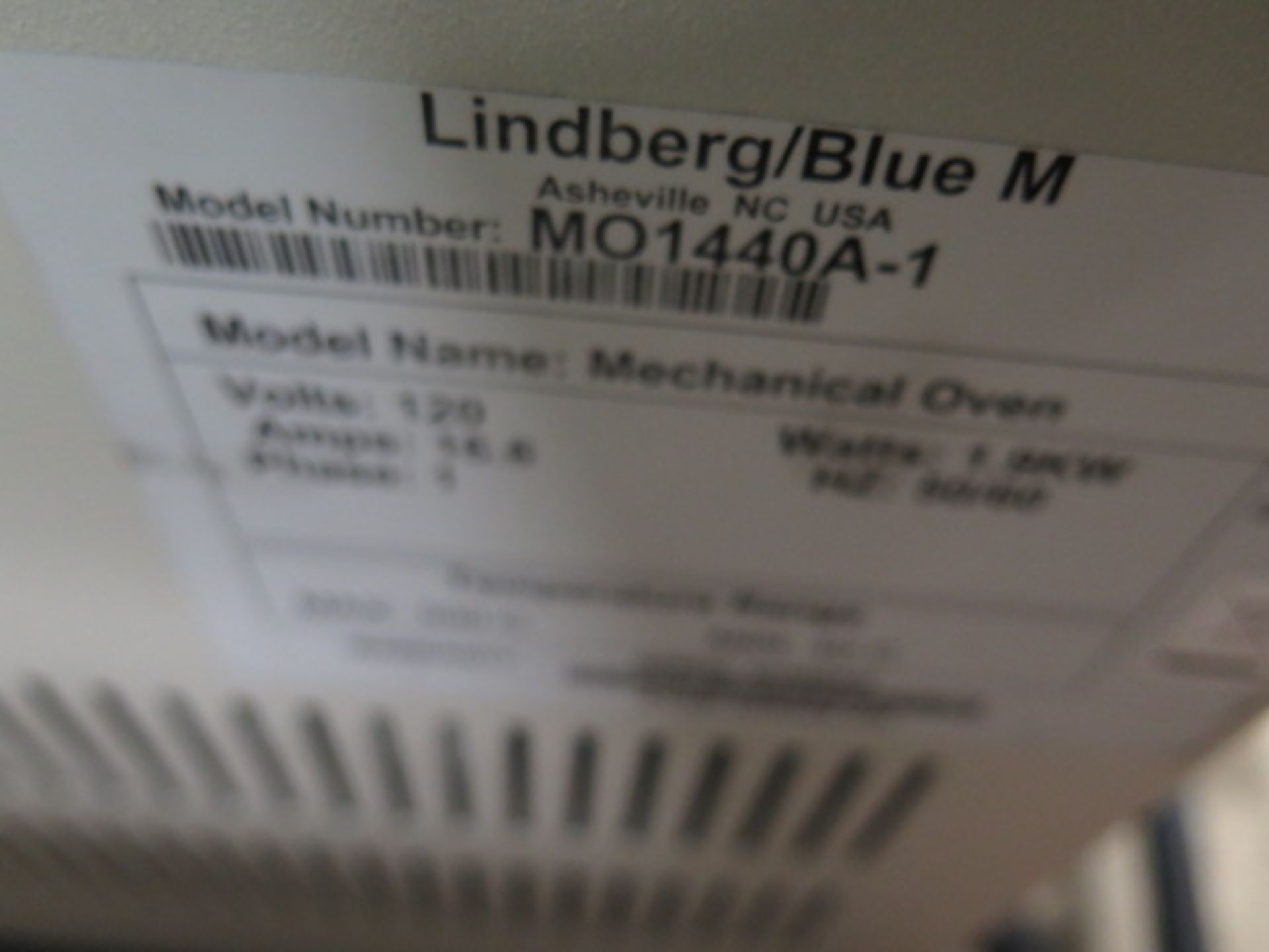 Thermo Electron Lindberg / BlueM mdl. MO1440A-1 Oven s/n Z15R-509008-ZR 300 Degrees C, SOLD AS IS - Image 8 of 8