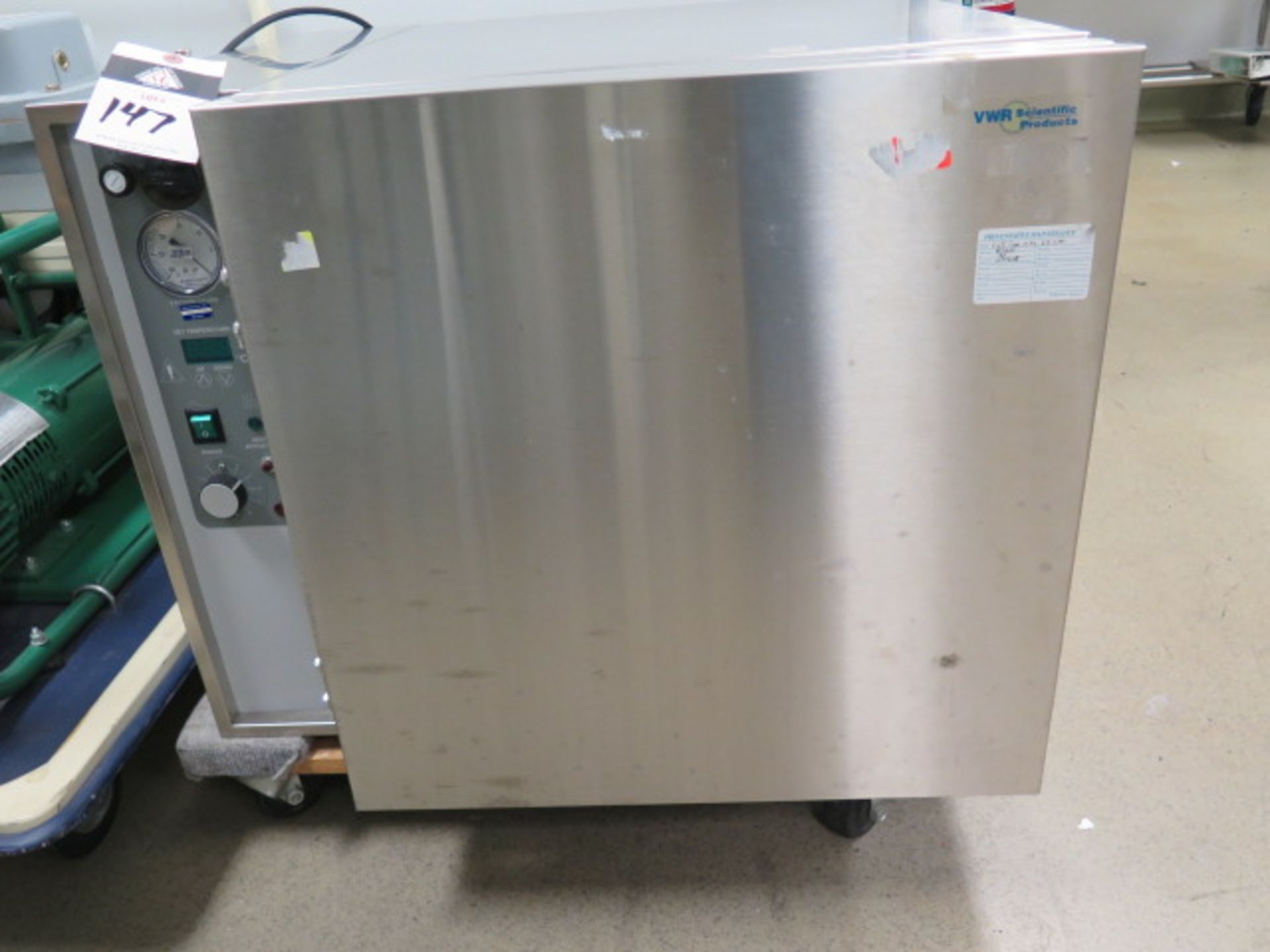 VWR mdl. 1450MS Stainless Steel Vacuum Oven s/n 0600401 Heats to 225 Degrees C (SOLD AS-IS - NO WARR
