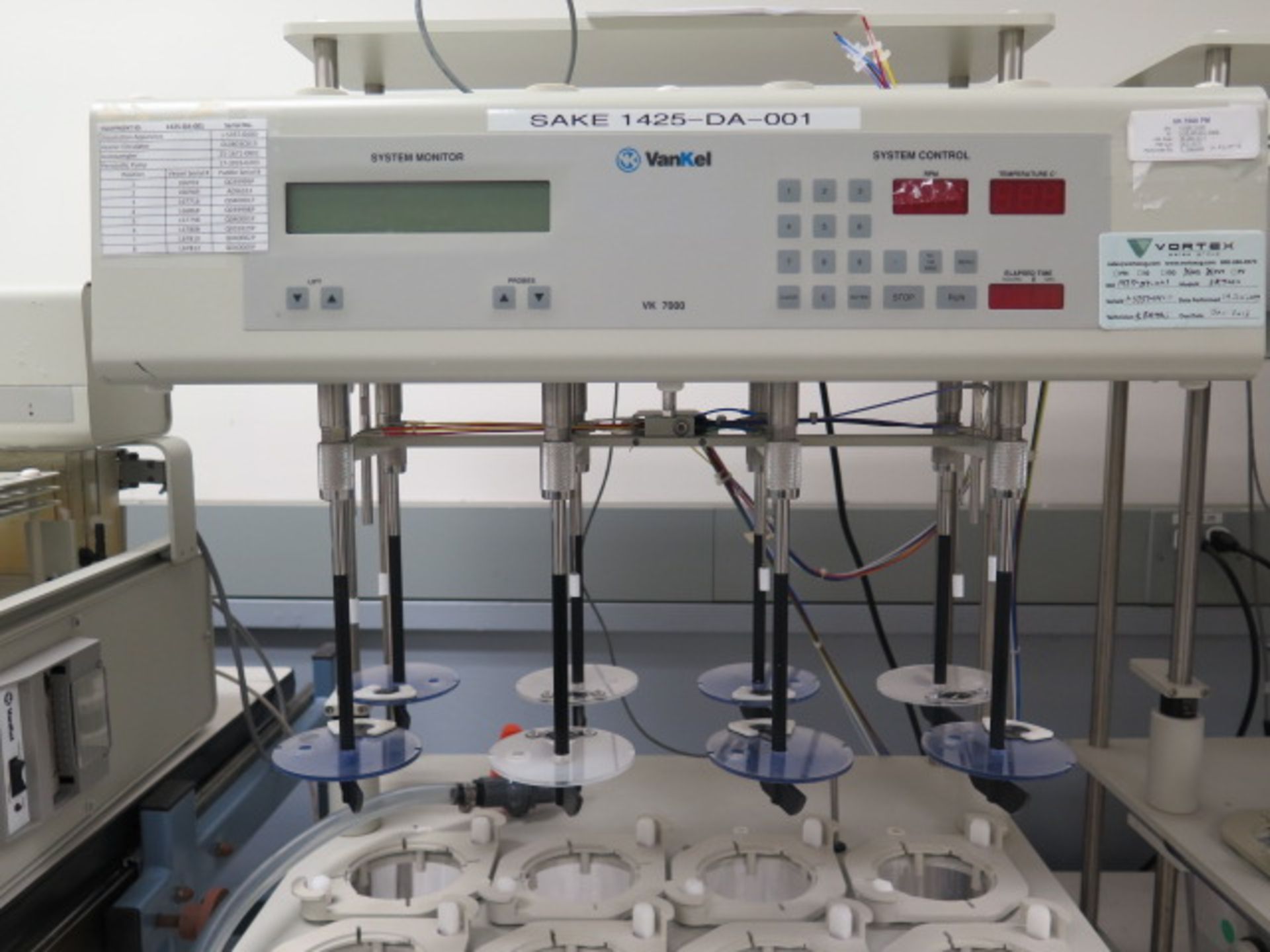 Varian / VanKel Dissolution Sampling System w/ VK8000 Monitor, VK7000 Dissolution Appar, SOLD AS IS - Image 4 of 17