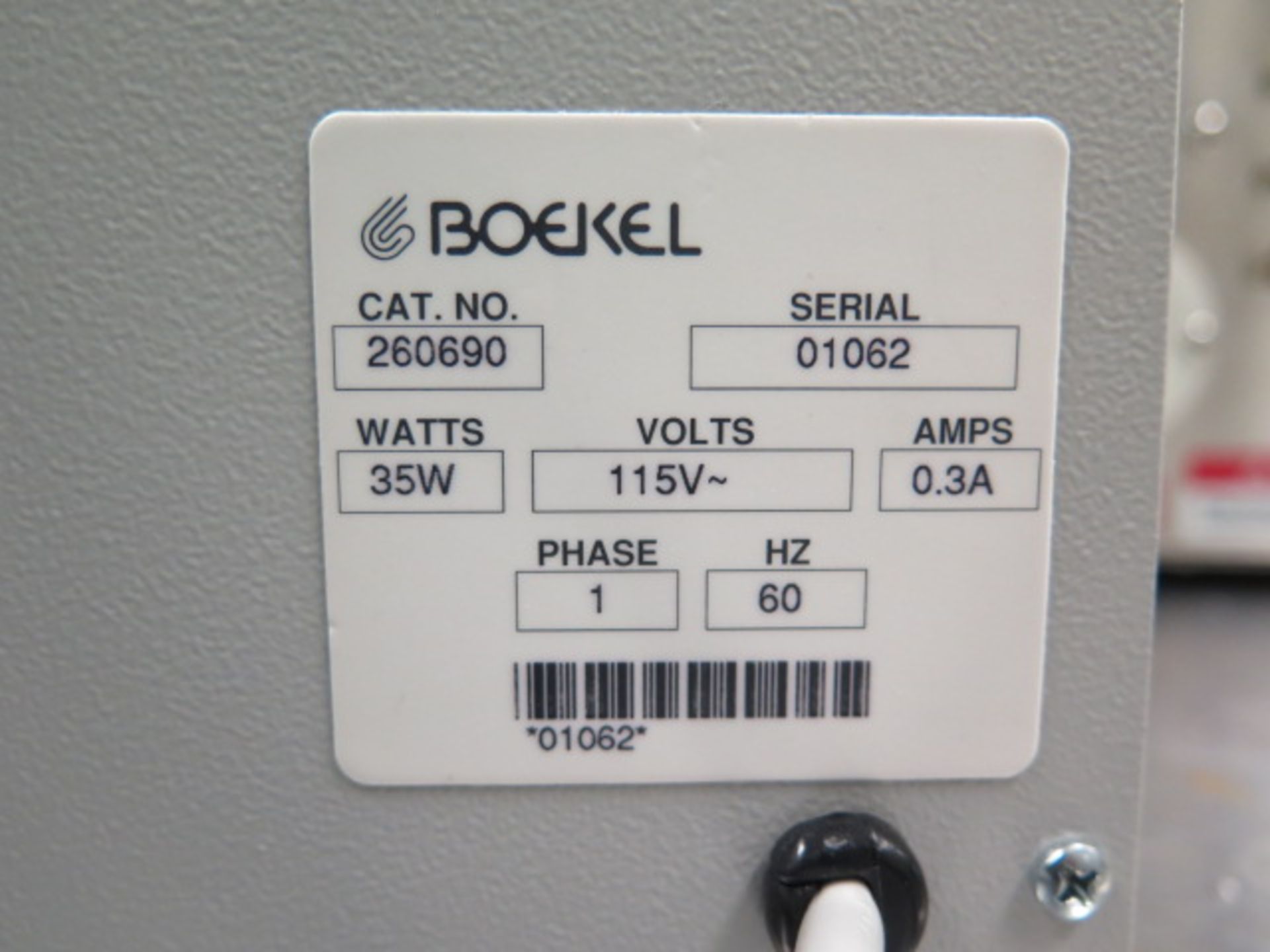 Boekel mdl. 260690 35 Watt Drying Oven s/n 01062 (SOLD AS-IS - NO WARRANTY) - Image 5 of 5