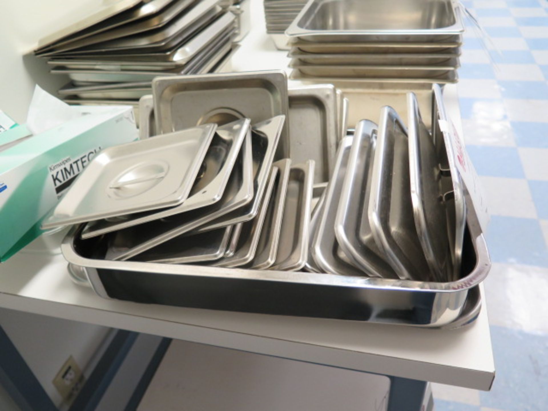 Stainless Steel Trays and Lids (SOLD AS-IS - NO WARRANTY) - Image 3 of 8