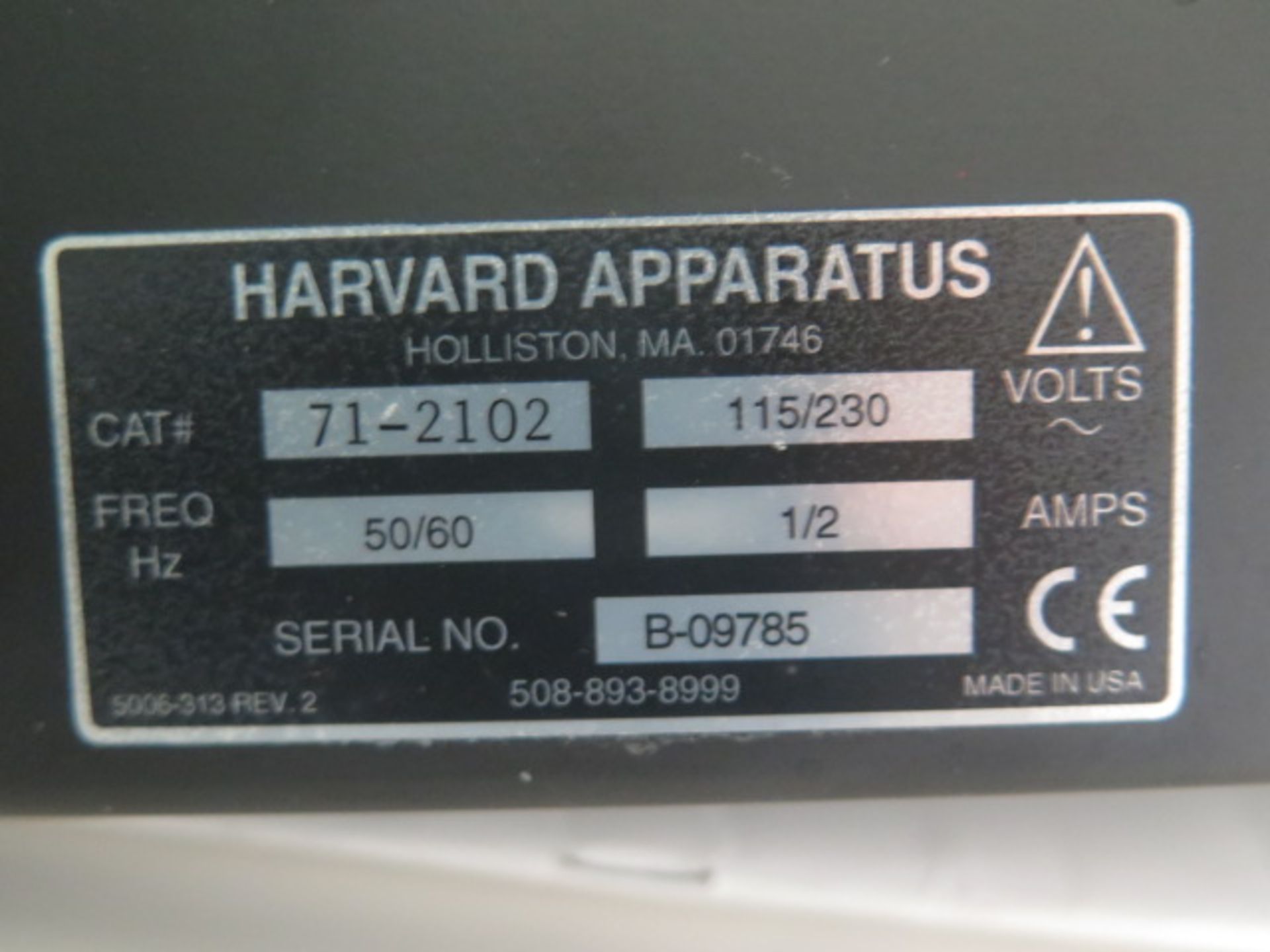 Harvard mdl. PHD2000 Programmable Syringe Pump w/ Pump Station (SOLD AS-IS - NO WARRANTY) - Image 7 of 7