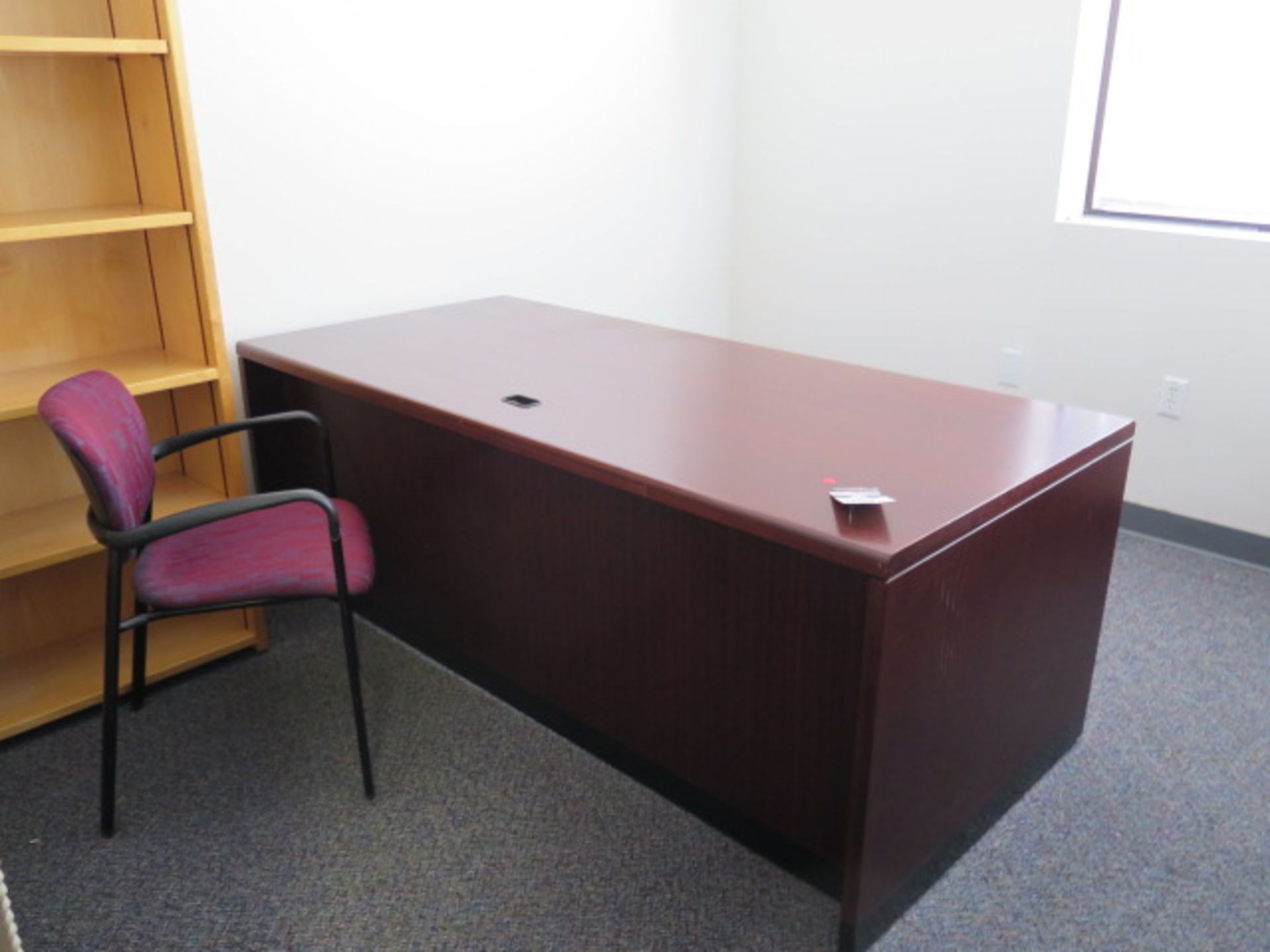Desk, (2) File Cabinets and (SOLD AS-IS - NO WARRANTY)