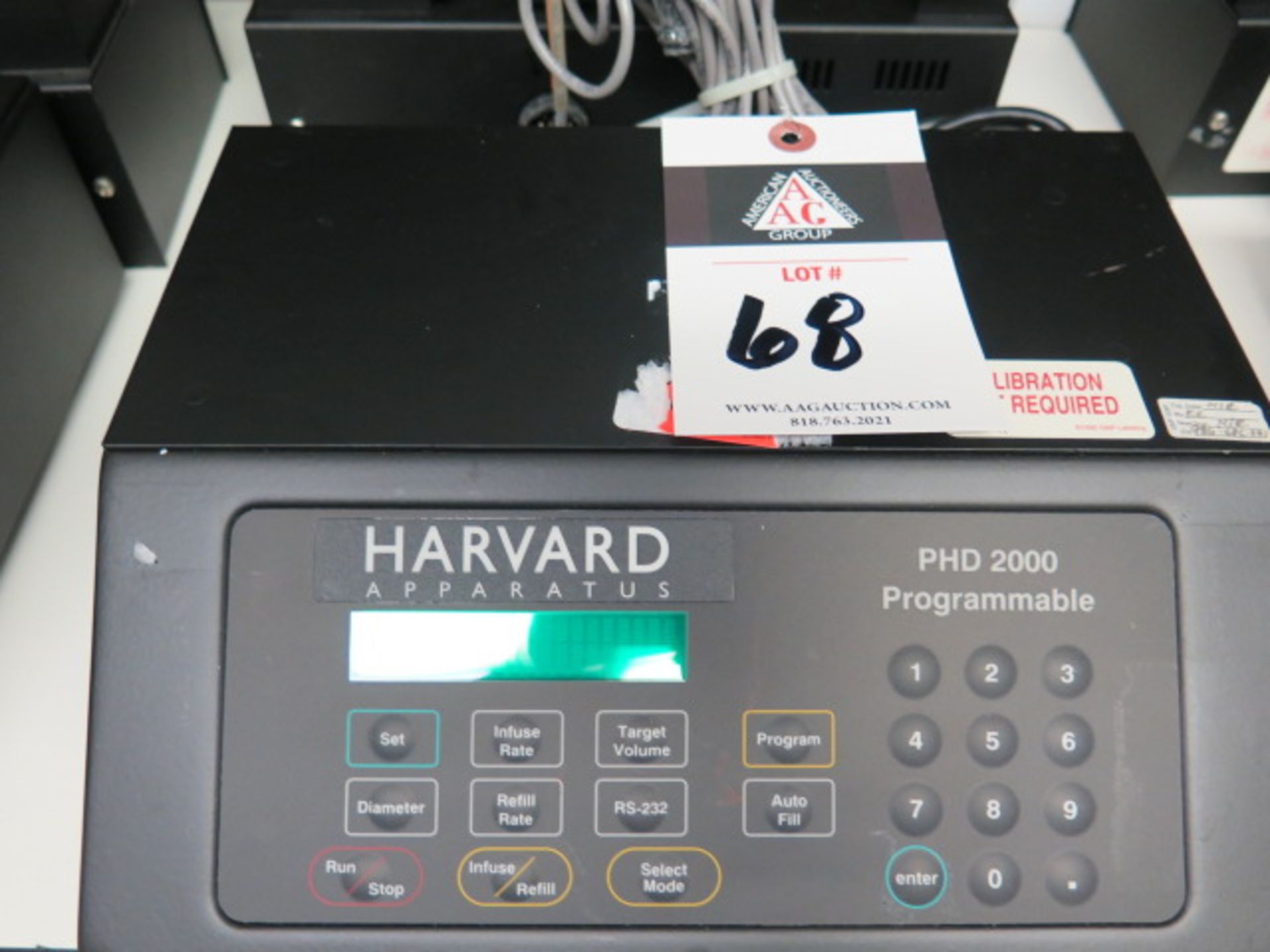 Harvard mdl. PHD2000 Programmable Syringe Pump w/ Pump Station (SOLD AS-IS - NO WARRANTY) - Image 4 of 7