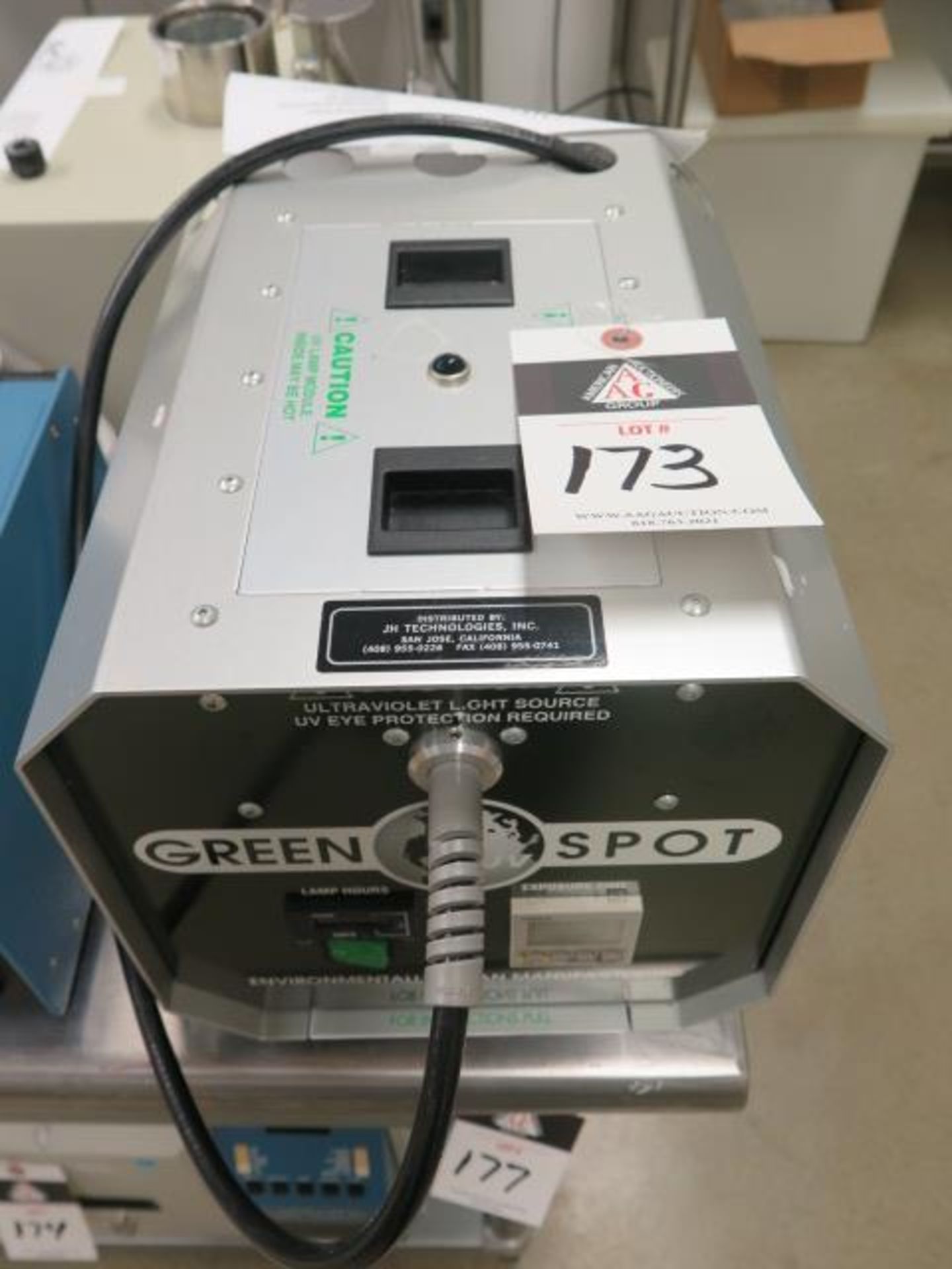 UV Source “Green Spot” mdl. 103 UV Spot Curing System (SOLD AS-IS - NO WARRANTY)
