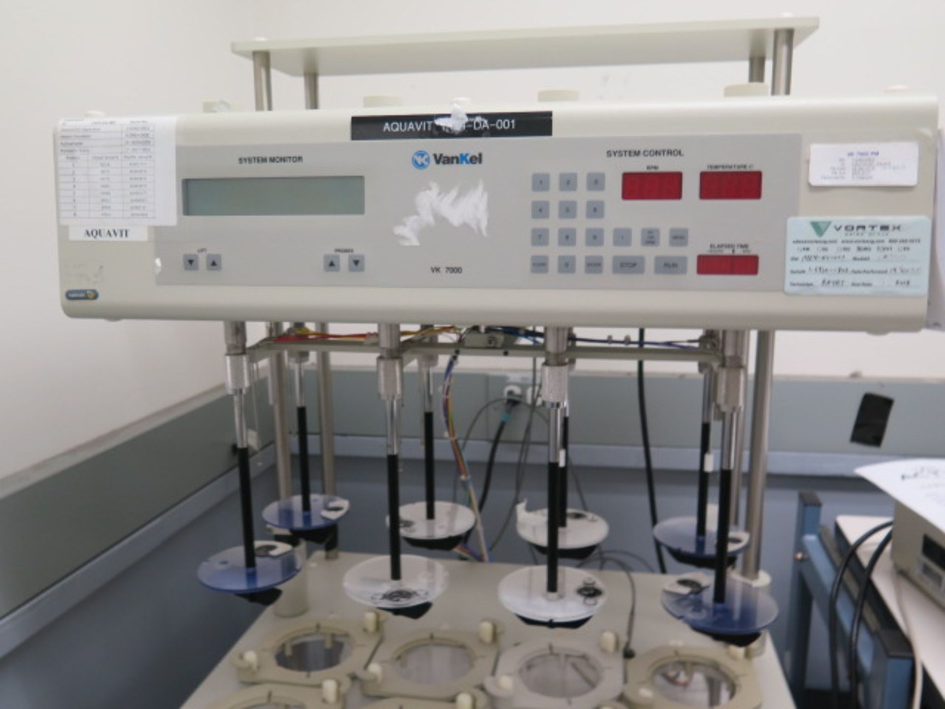 Varian / VanKel Dissolution Sampling System w/ VK8000 Monitor, VK7000 Dissolution Appar, SOLD AS IS - Image 4 of 18