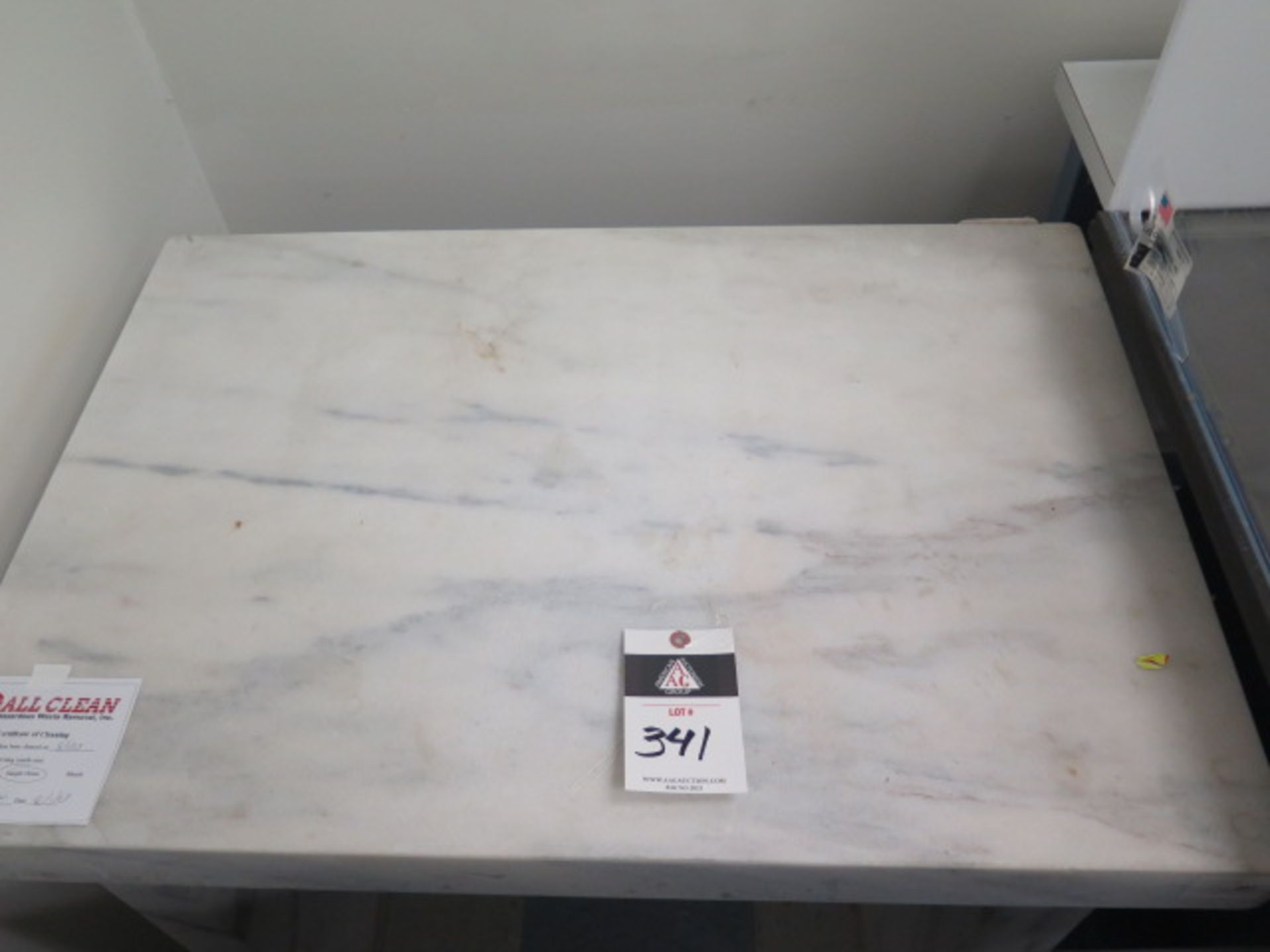 24" x 35" x 3" Granite Balance Scale Table w/ Granite Legs (SOLD AS-IS - NO WARRANTY)