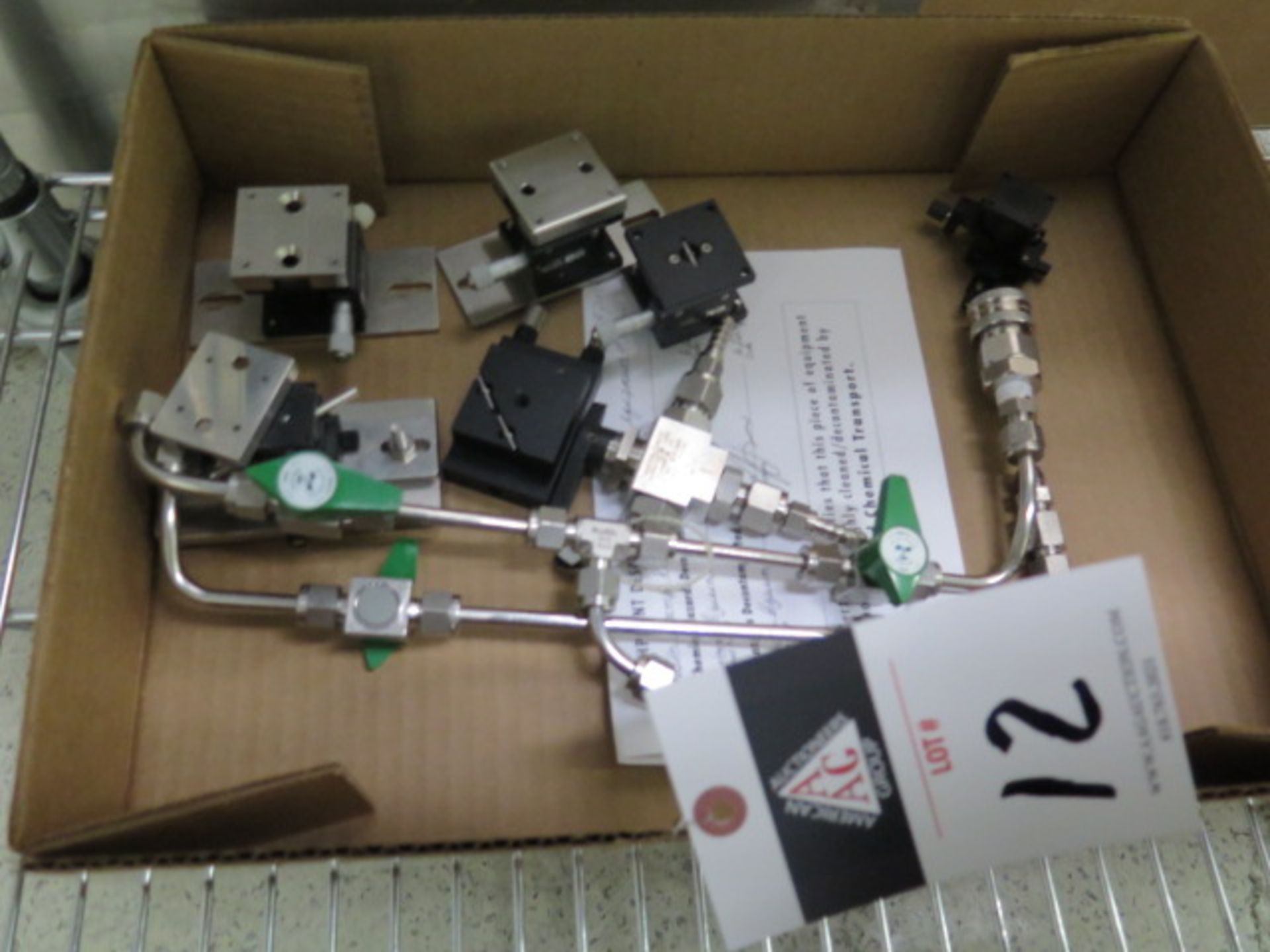 Misc Leveling Plates and Gas Valves (SOLD AS-IS - NO WARRANTY)