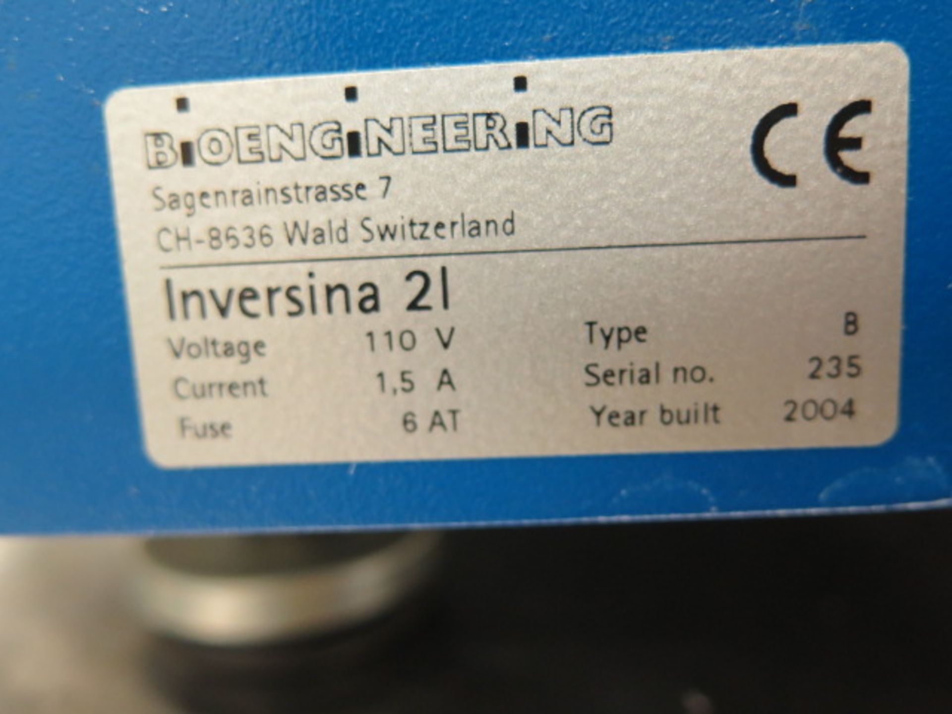 Bioengineering “Inversina 26” Tumbler Mixer s/n 235 (SOLD AS-IS - NO WARRANTY) - Image 12 of 12