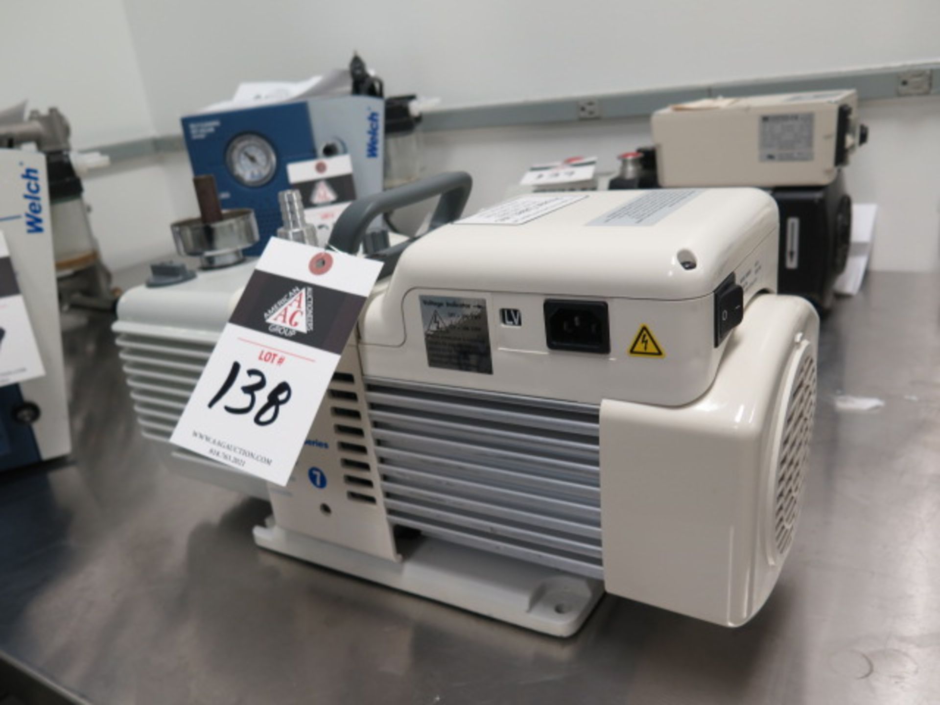 Welch W-Series Vacuum Pump (SOLD AS-IS - NO WARRANTY) - Image 2 of 7