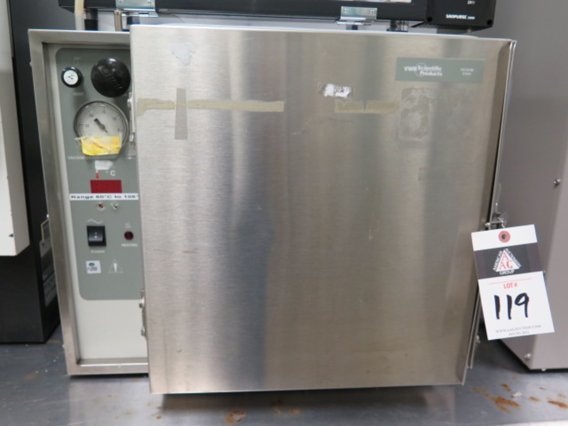 VWR mdl. 1430M Vacuum Oven s/n 1201098 60-105 Degrees C (SOLD AS-IS - NO WARRANTY)