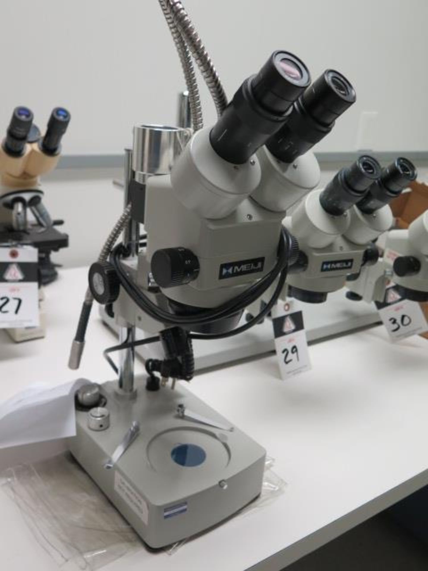 Meiji Stereo Microscope w/ Light Source (SOLD AS-IS - NO WARRANTY) - Image 2 of 10