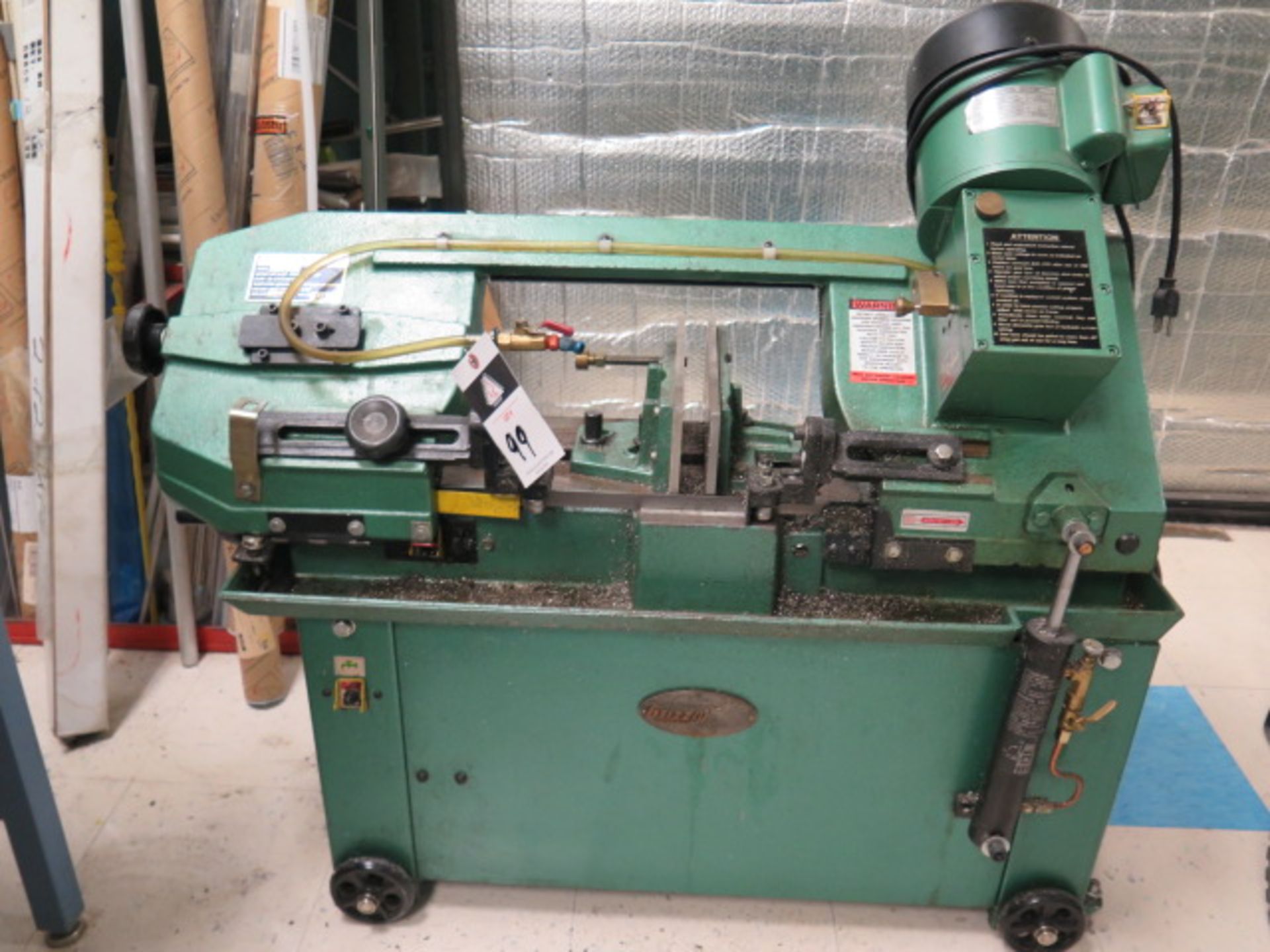 Grizzly mdl. G4043 6 ½” Horizontal Band Saw s/n 7288 w/ Manual Clamping, Coolant (SOLD AS-IS - NO WA