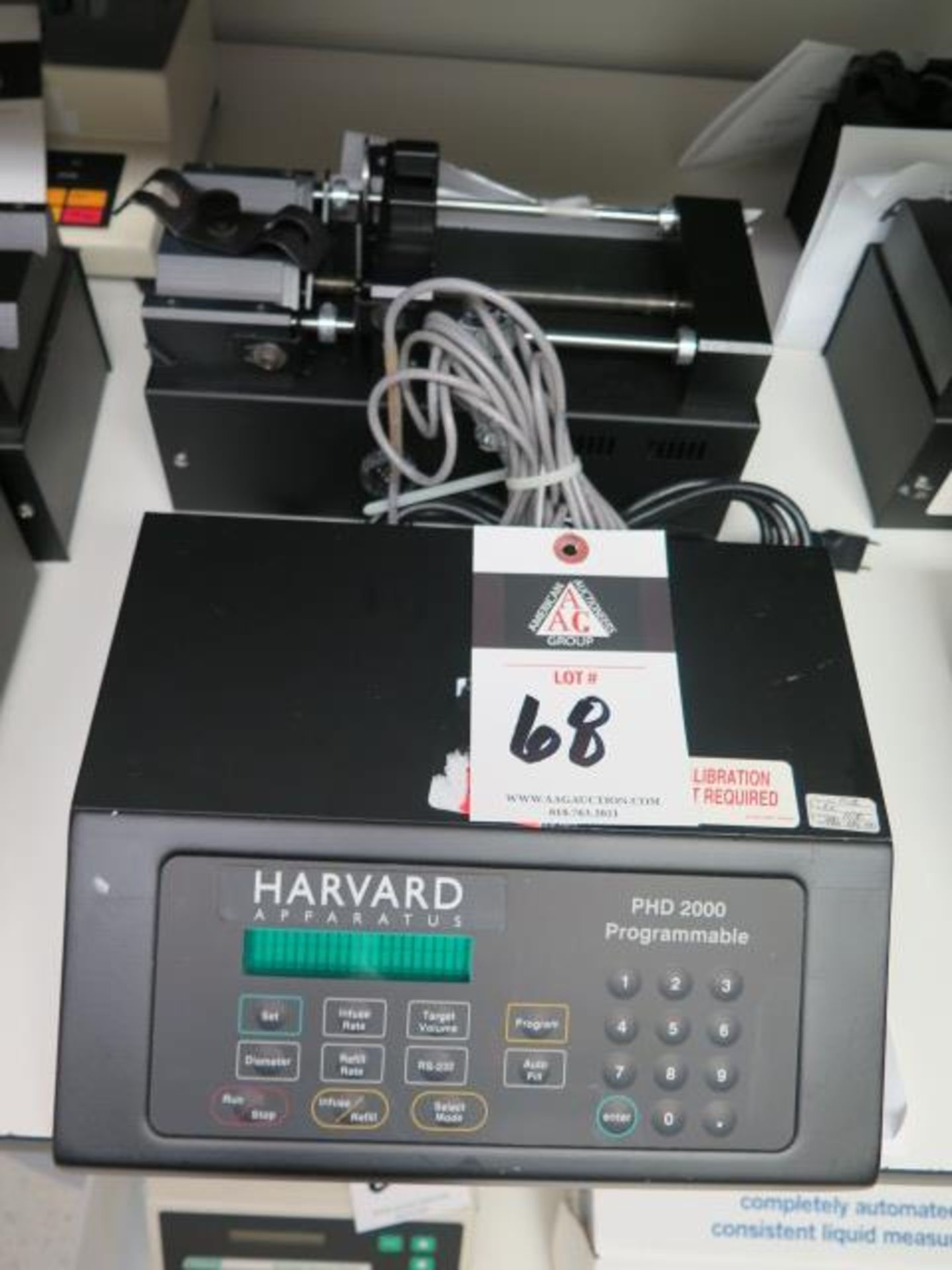 Harvard mdl. PHD2000 Programmable Syringe Pump w/ Pump Station (SOLD AS-IS - NO WARRANTY)