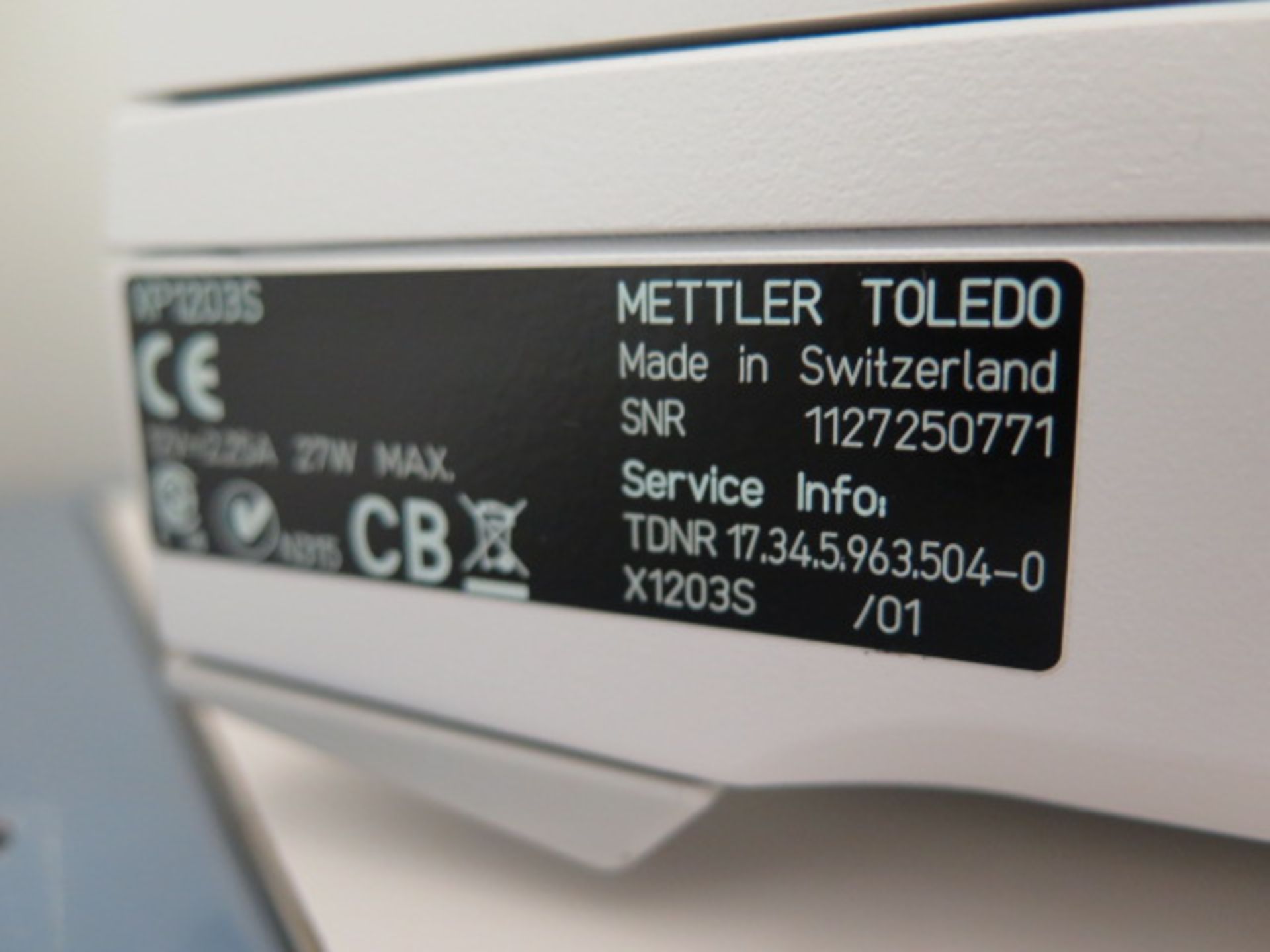 Mettler Toledo XP1203S 1200g Digital Balance Scale w/ LC-P45 Printer (SOLD AS-IS - NO WARRANTY) - Image 9 of 9