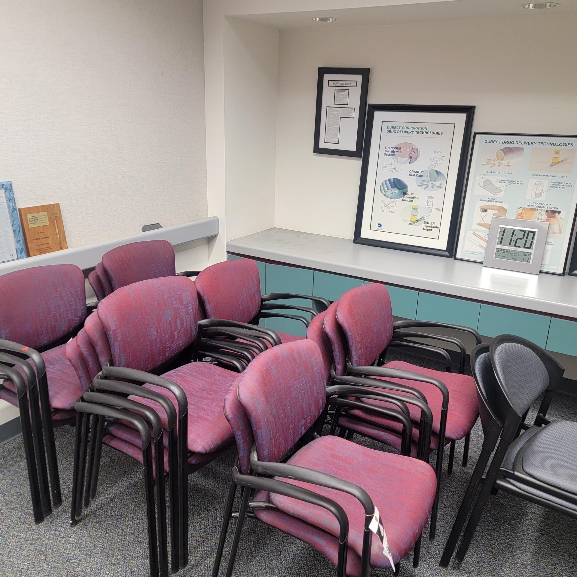 Conference Table w/Red Chairs (SOLD AS-IS - NO WARRANTY) - Image 5 of 5