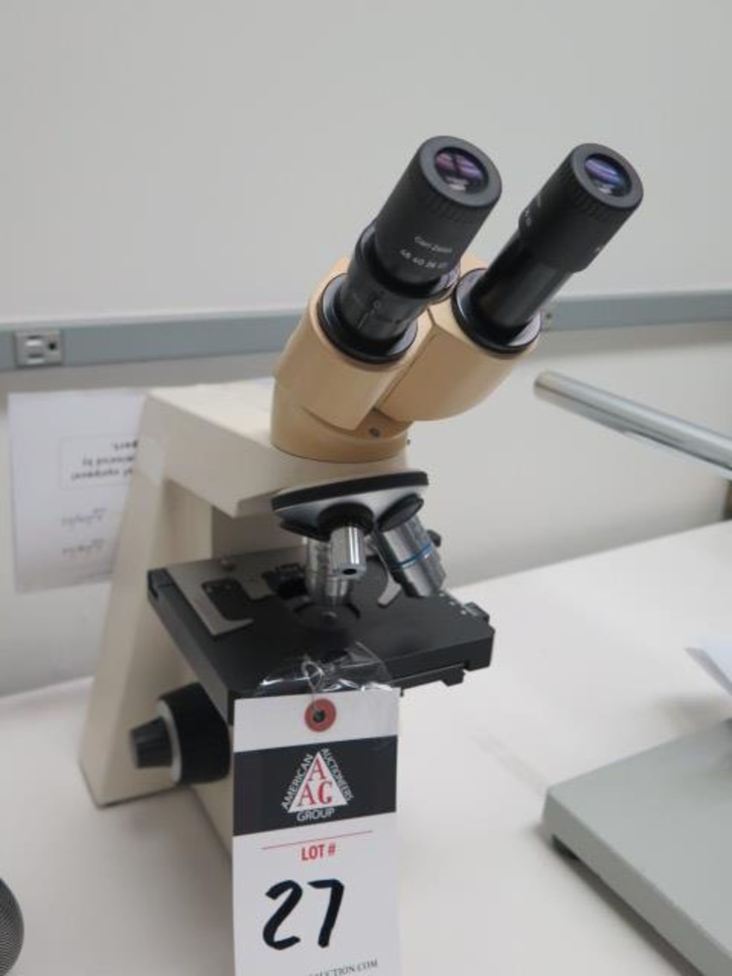 Zeiss “Standard 20” Stereo Microscope w/ 3-Objectives and Light Source (SOLD AS-IS - NO WARRANTY) - Image 3 of 9