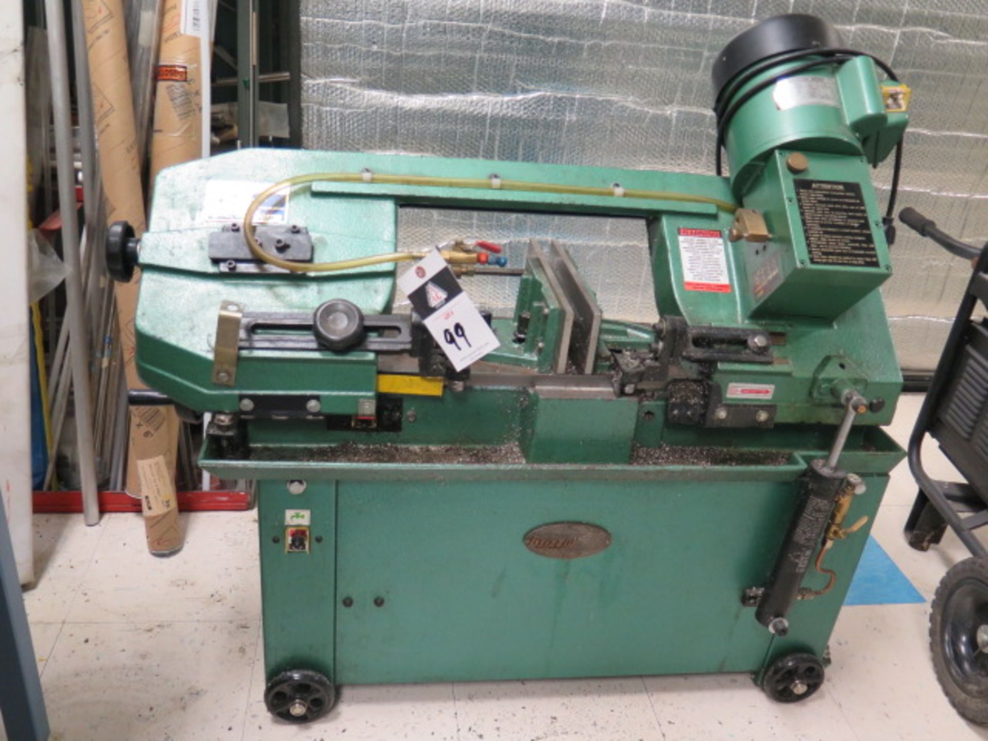 Grizzly mdl. G4043 6 ½” Horizontal Band Saw s/n 7288 w/ Manual Clamping, Coolant (SOLD AS-IS - NO WA - Image 3 of 8