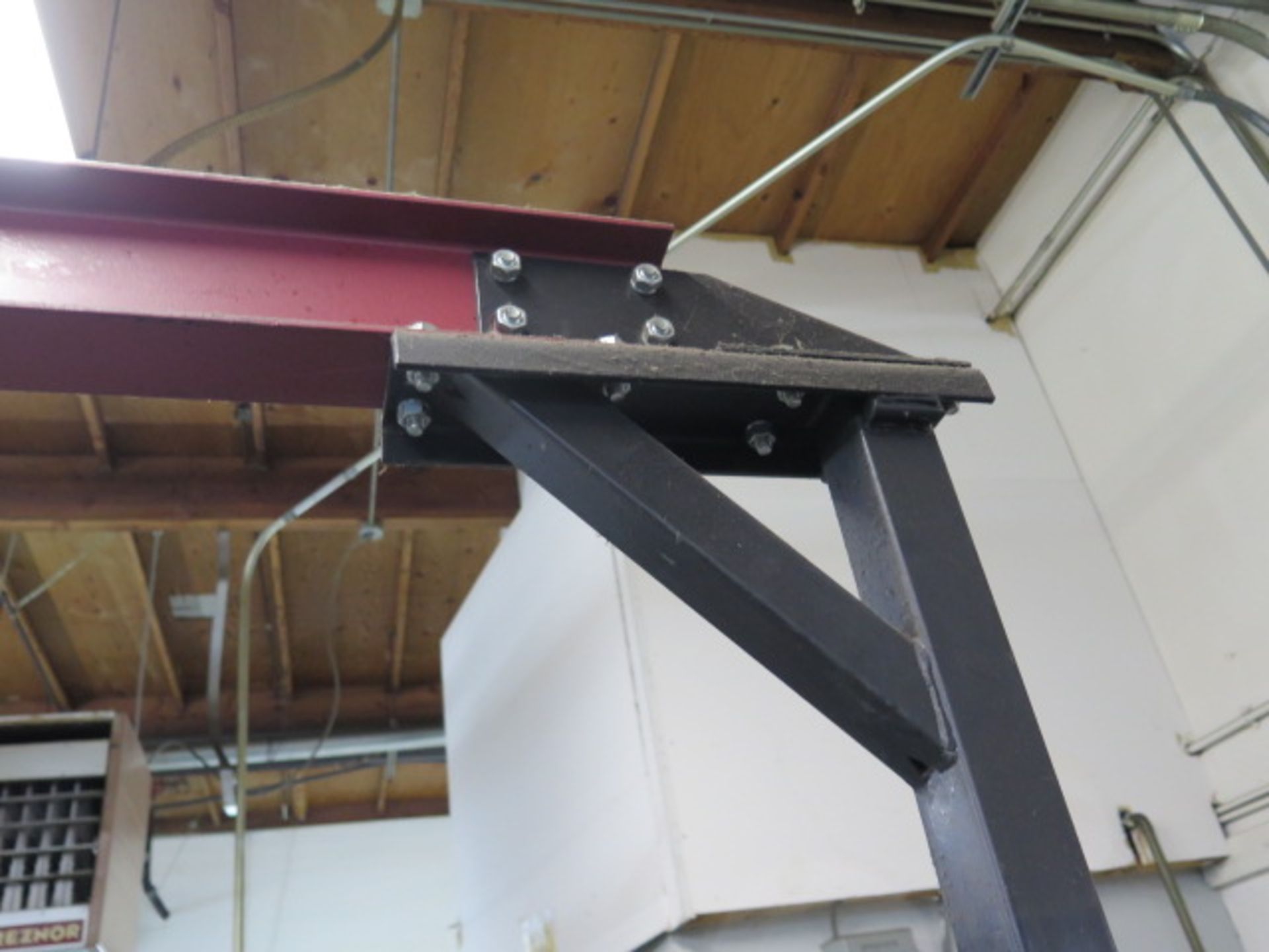 1 Ton Portable A-Frame Gantry w/ Electric Hoist (SOLD AS-IS - NO WARRANTY) - Image 6 of 8