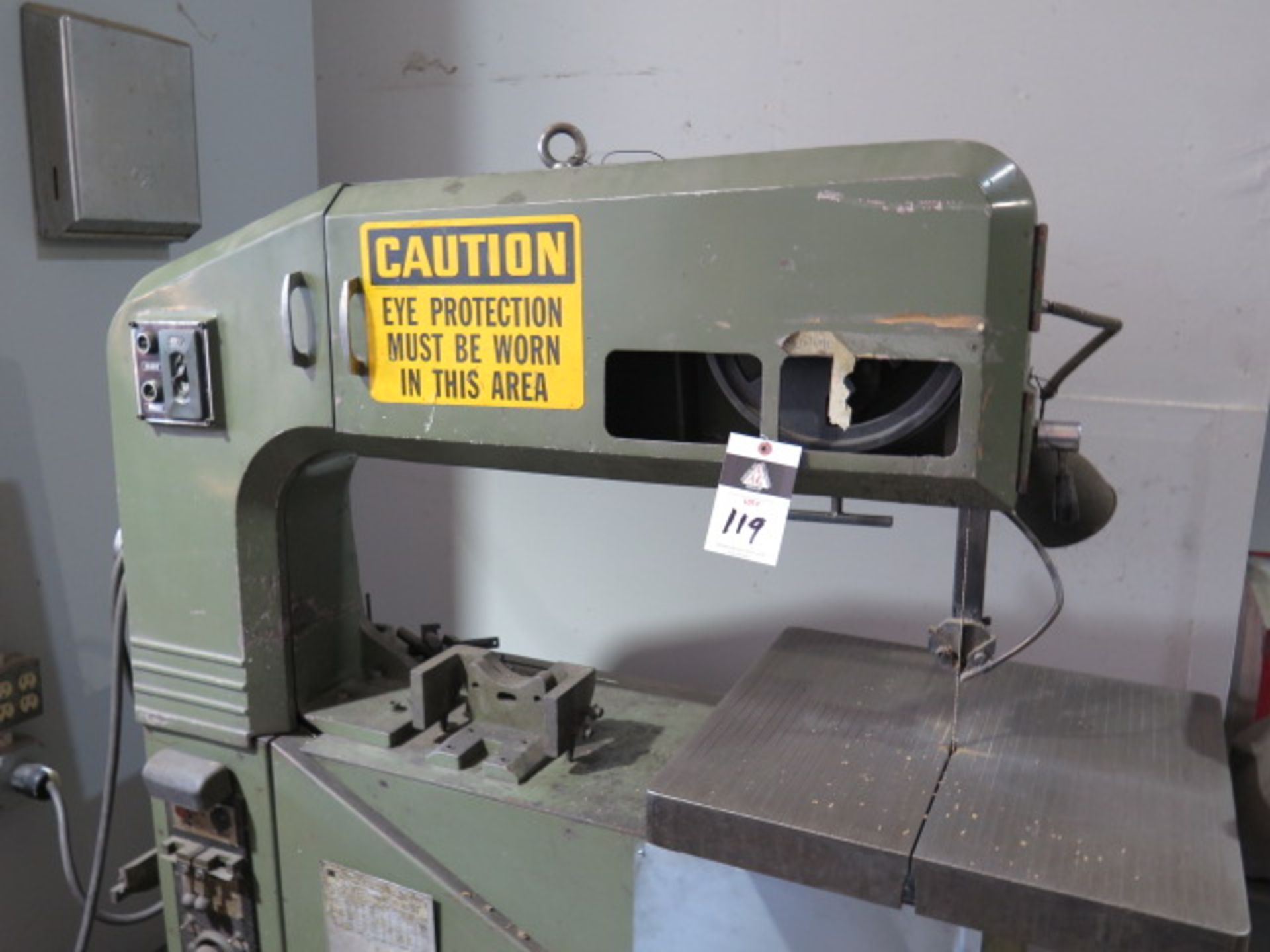 Import 36” Vertical Band Saw w/ Blade Welder, Dial FPM, 19 ½” x 21 ½” Table (SOLD AS-IS - NO - Image 3 of 8