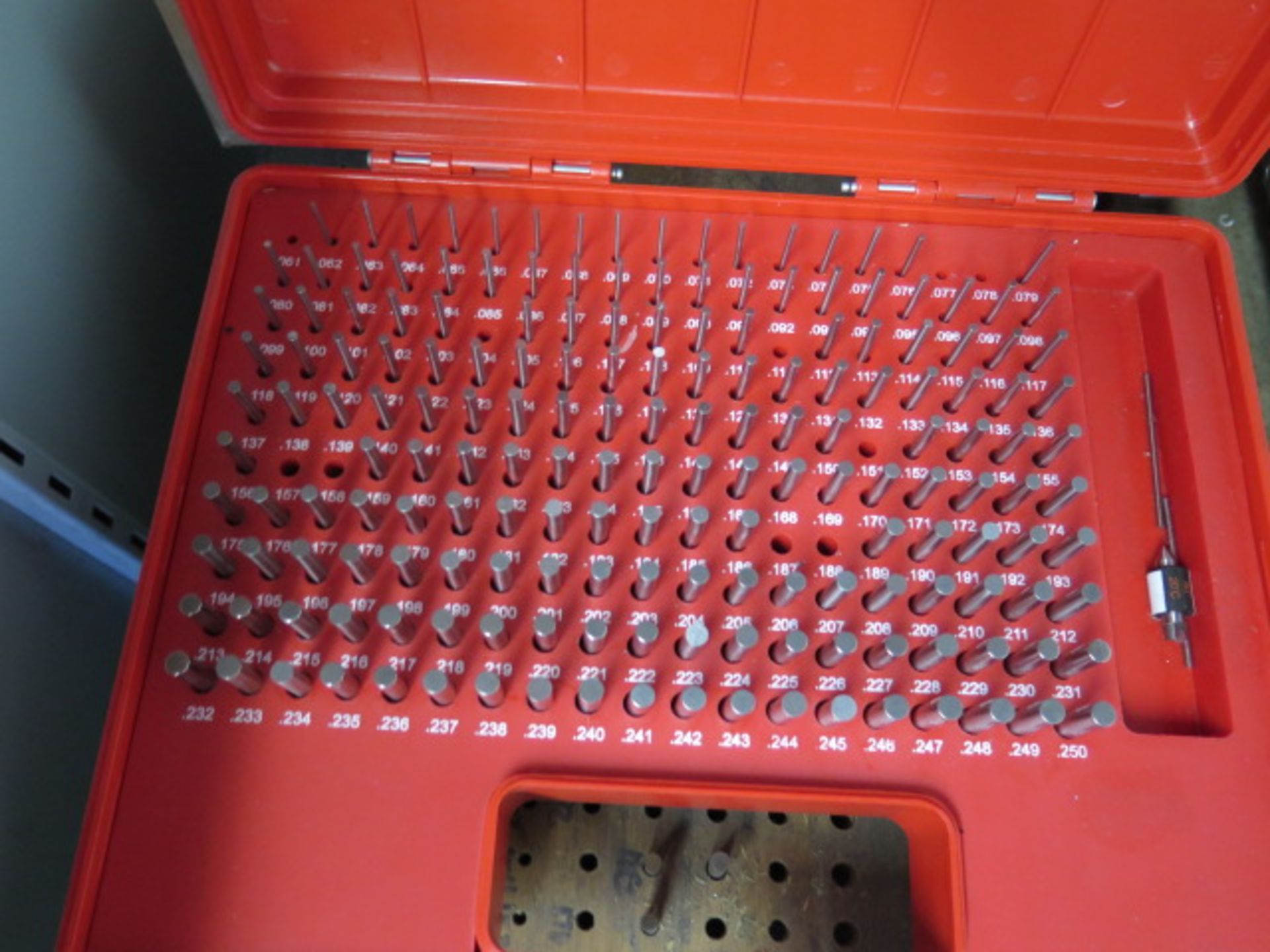 Pin Gage Sets 0.011" to 1.000" (IN CABINET - CABINET NOT INCLUDED) (SOLD AS-IS - NO WARRANTY) - Image 2 of 10