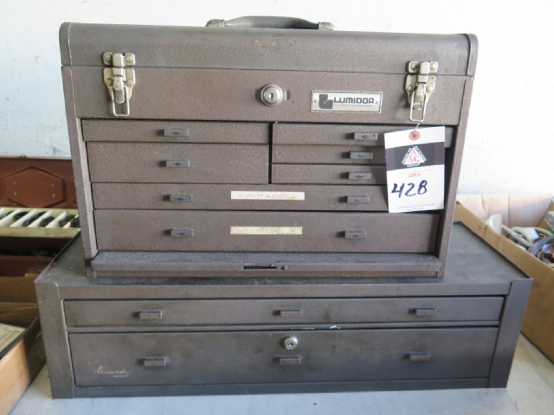 Tool Boxes w/ Misc (SOLD AS-IS - NO WARRANTY)