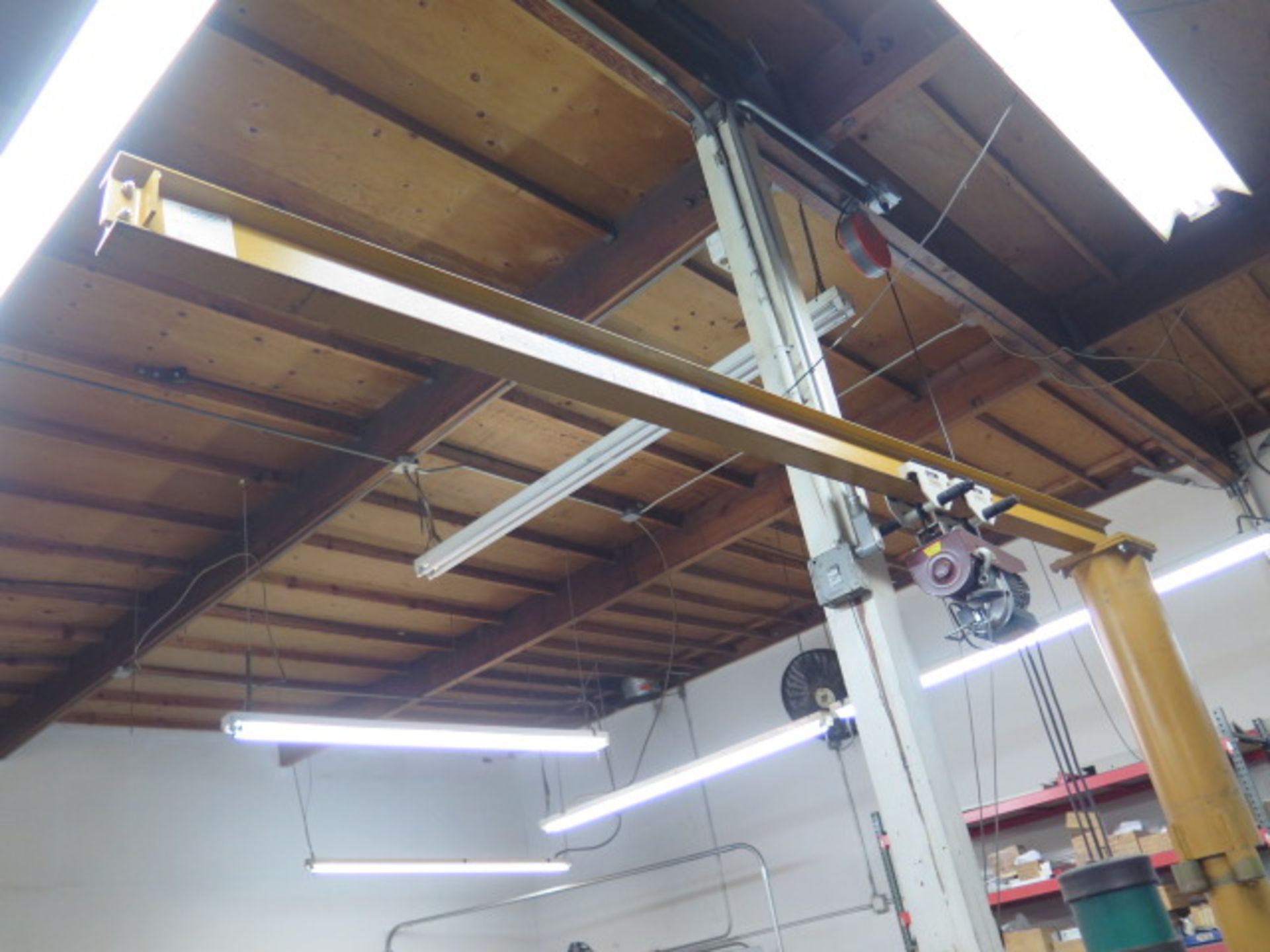 1/4 Ton Cap Floor Mounted Jib w/ Electric Hoist (SOLD AS-IS - NO WARRANTY) - Image 2 of 10