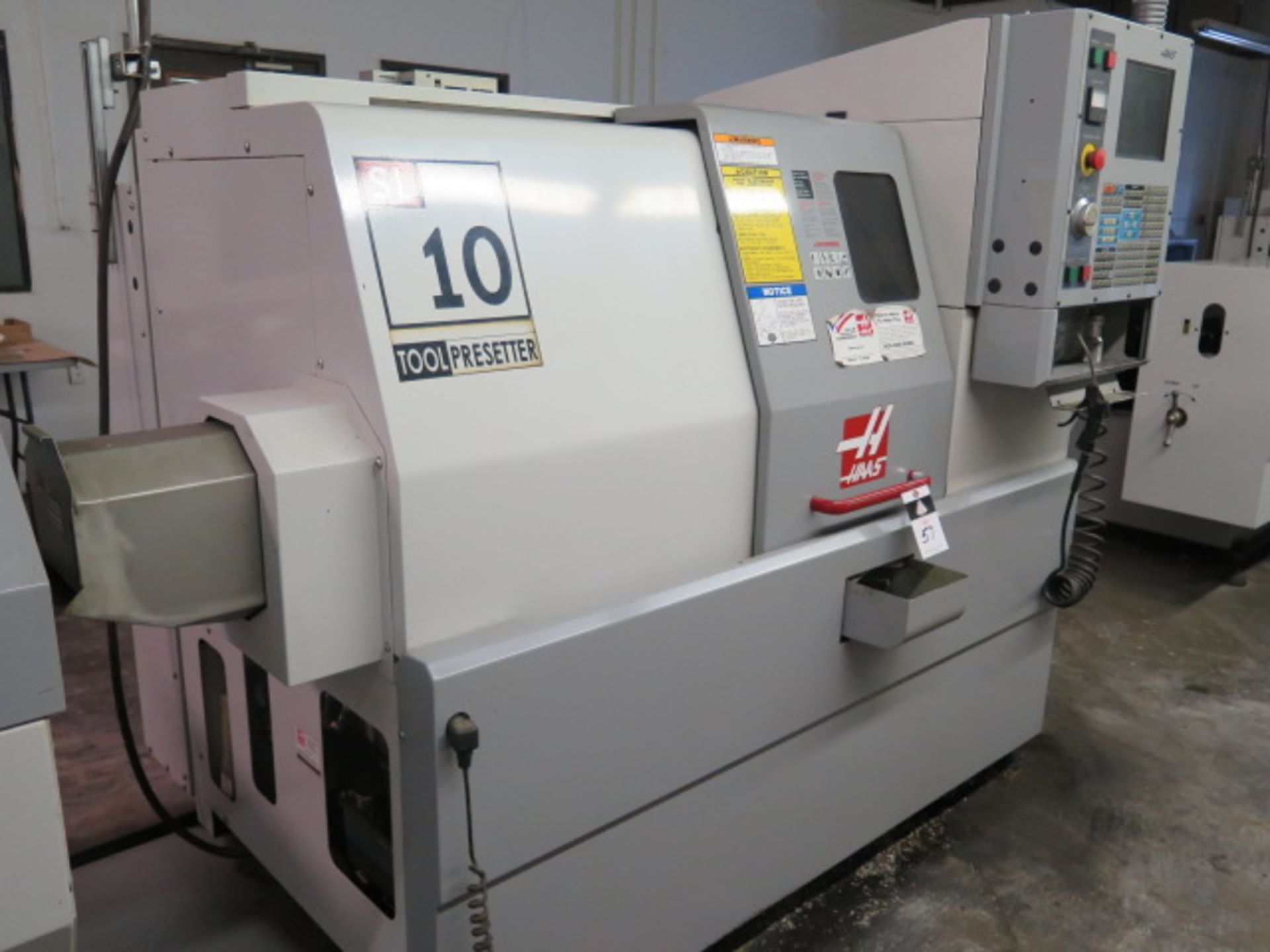 2005 Haas SL-10 CNC Turning Center s/n 69115, Tool Presetter, 12-Station Turret, SOLD AS IS - Image 3 of 14