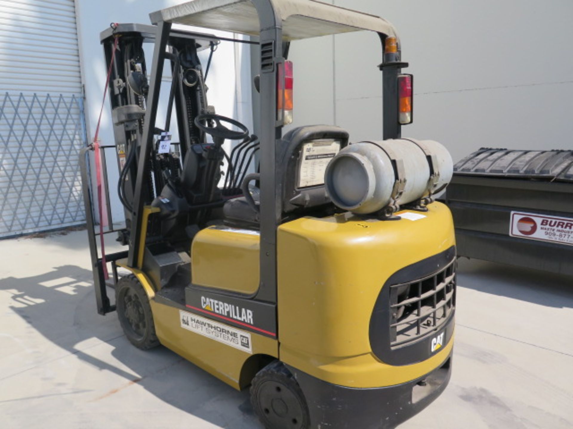 Caterpillar CG25K 4700 Lb Cap LPG Forklift s/n AT82C-03379 w/ 3-Stage, 188” Lift, SOLD AS IS - Image 2 of 17