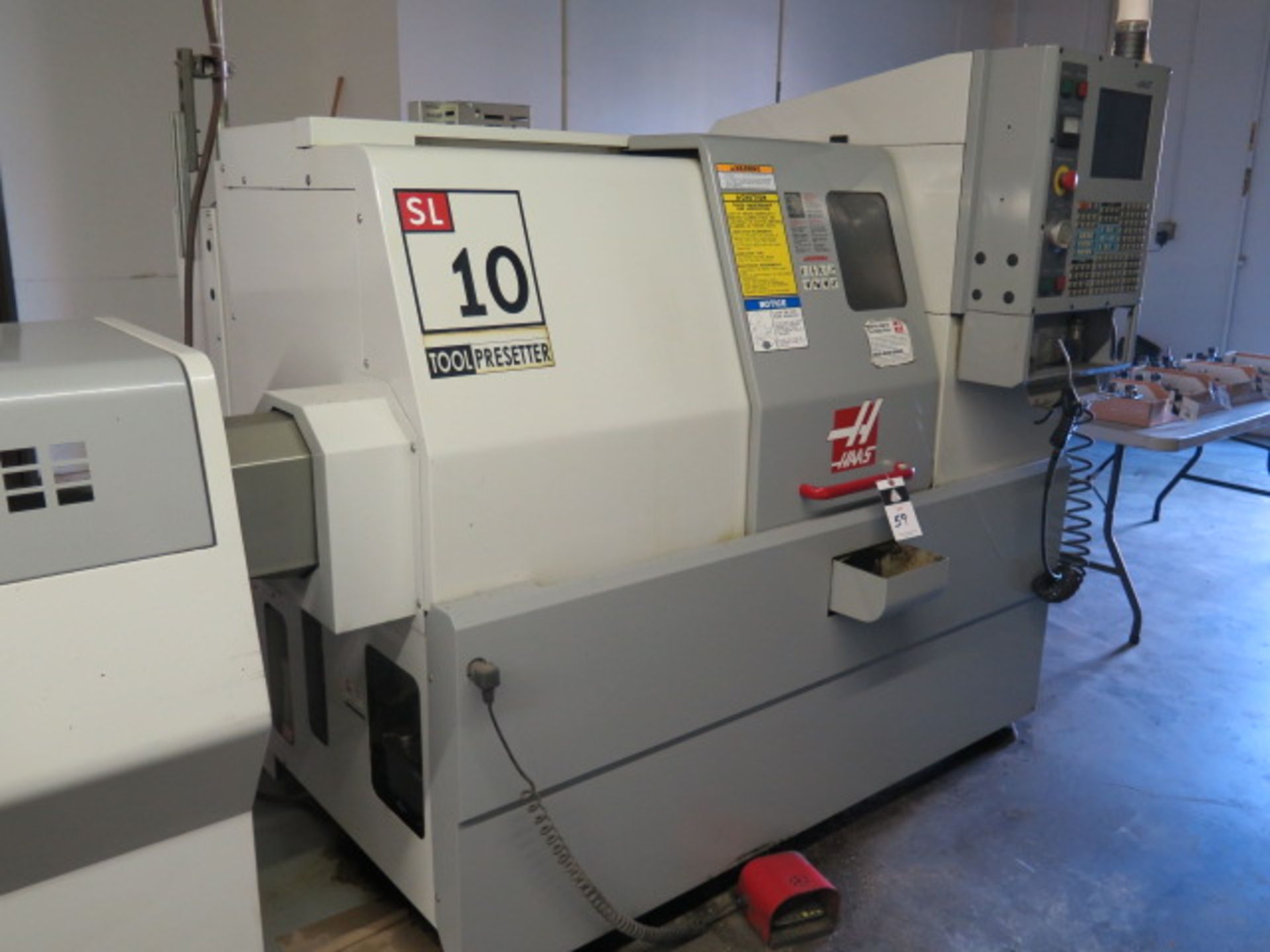2004 Haas SL-10 CNC Turning Center s/n 68182, Tool Presetter, 12-Station Turret, SOLD AS IS - Image 3 of 14